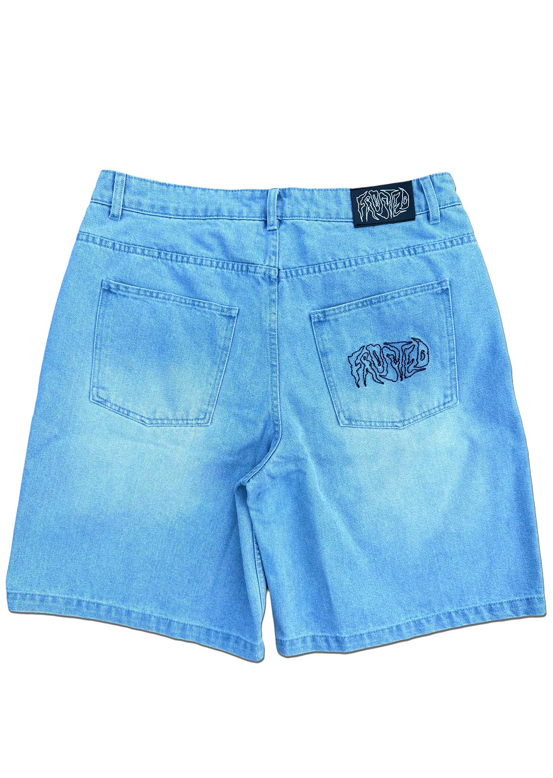 Frosted Men&#39;s Wavy Shorts