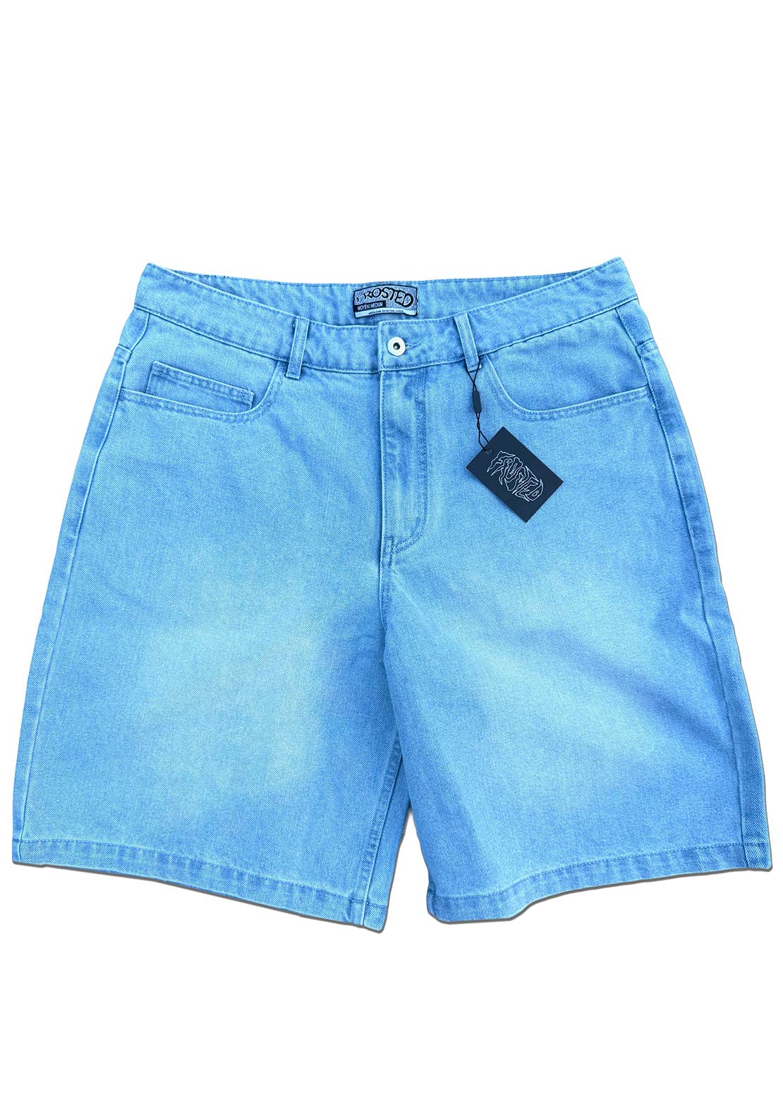 Frosted Men&#39;s Wavy Shorts