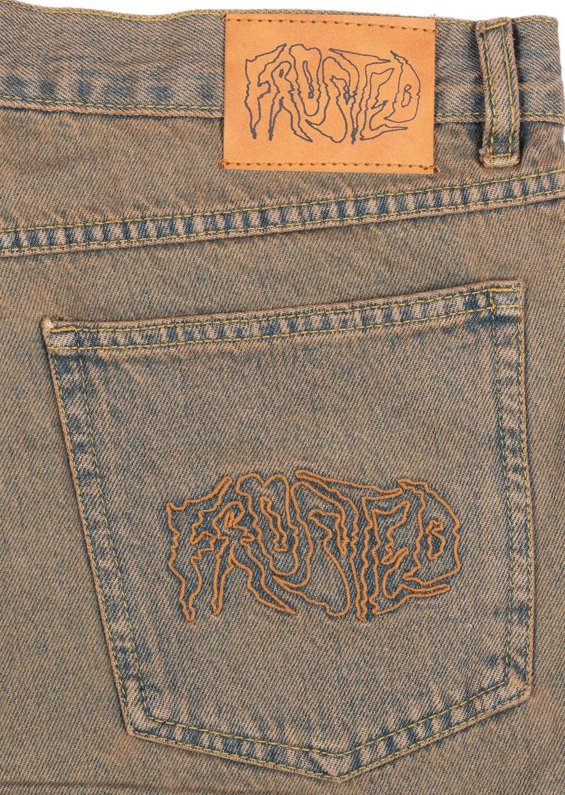 Frosted Hommes Wavy Shorts
