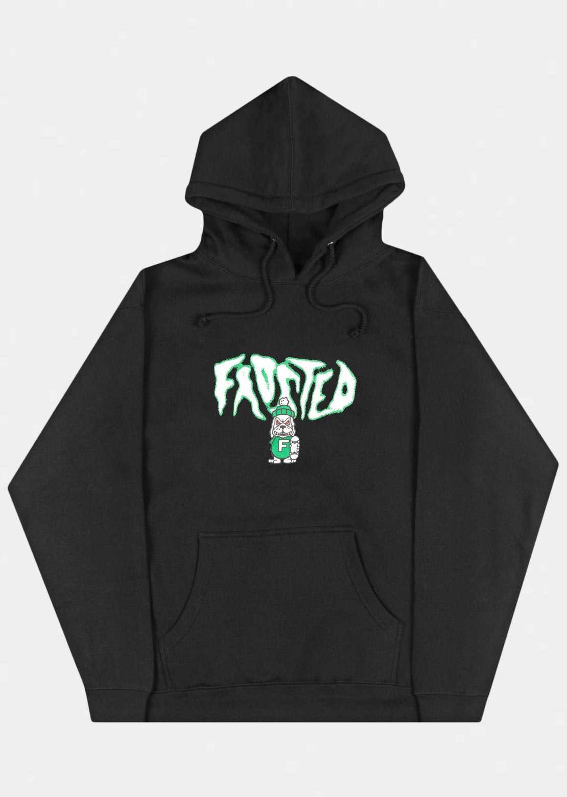 Frosted Unisex Bad Puppy Hood Black