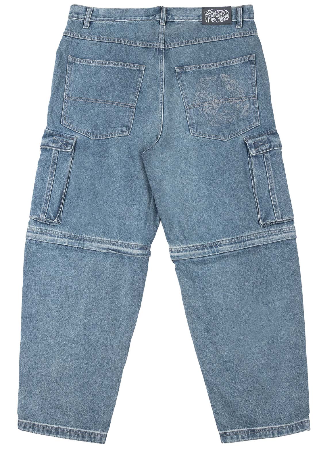 Frosted Unisex Cargo Transformer Pants
