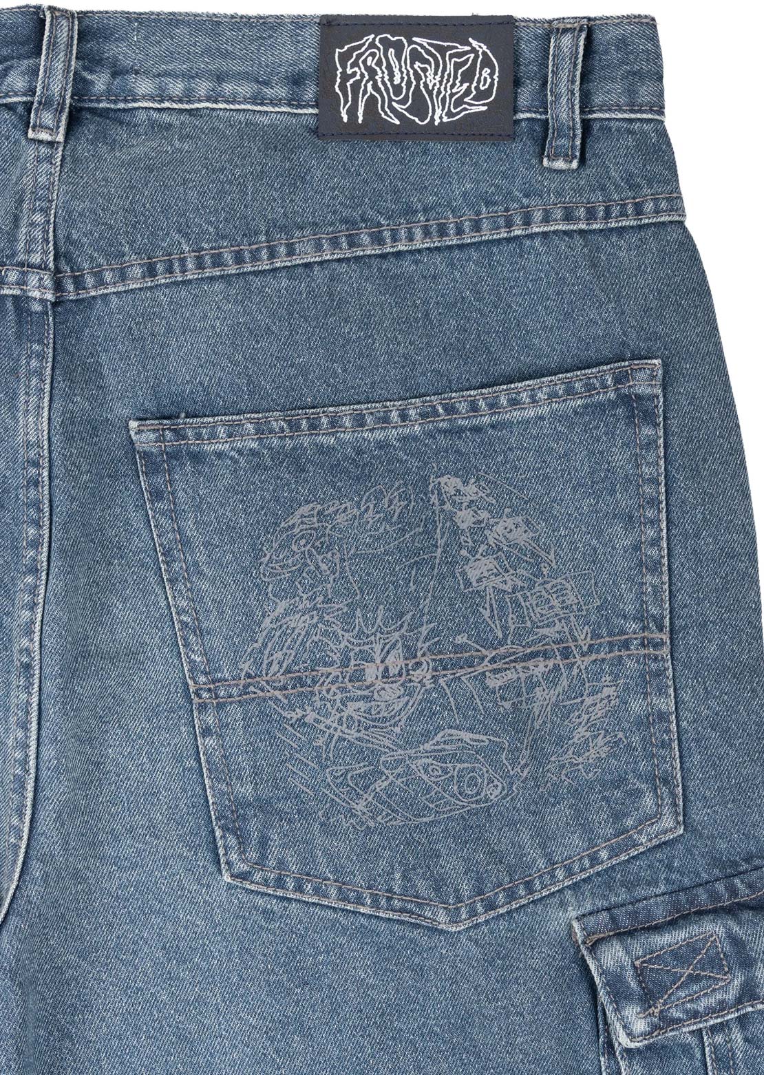 Frosted Unisex Cargo Transformer Pants