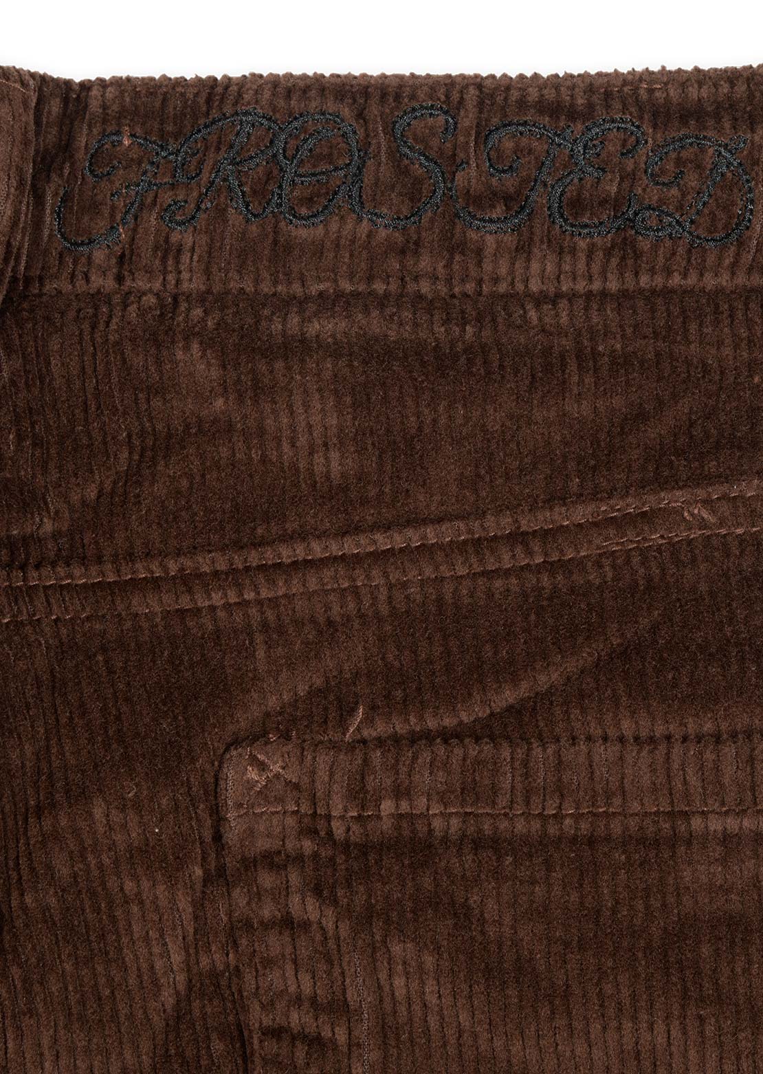 Frosted Unisex Carpenter Cords Shorts Coffee