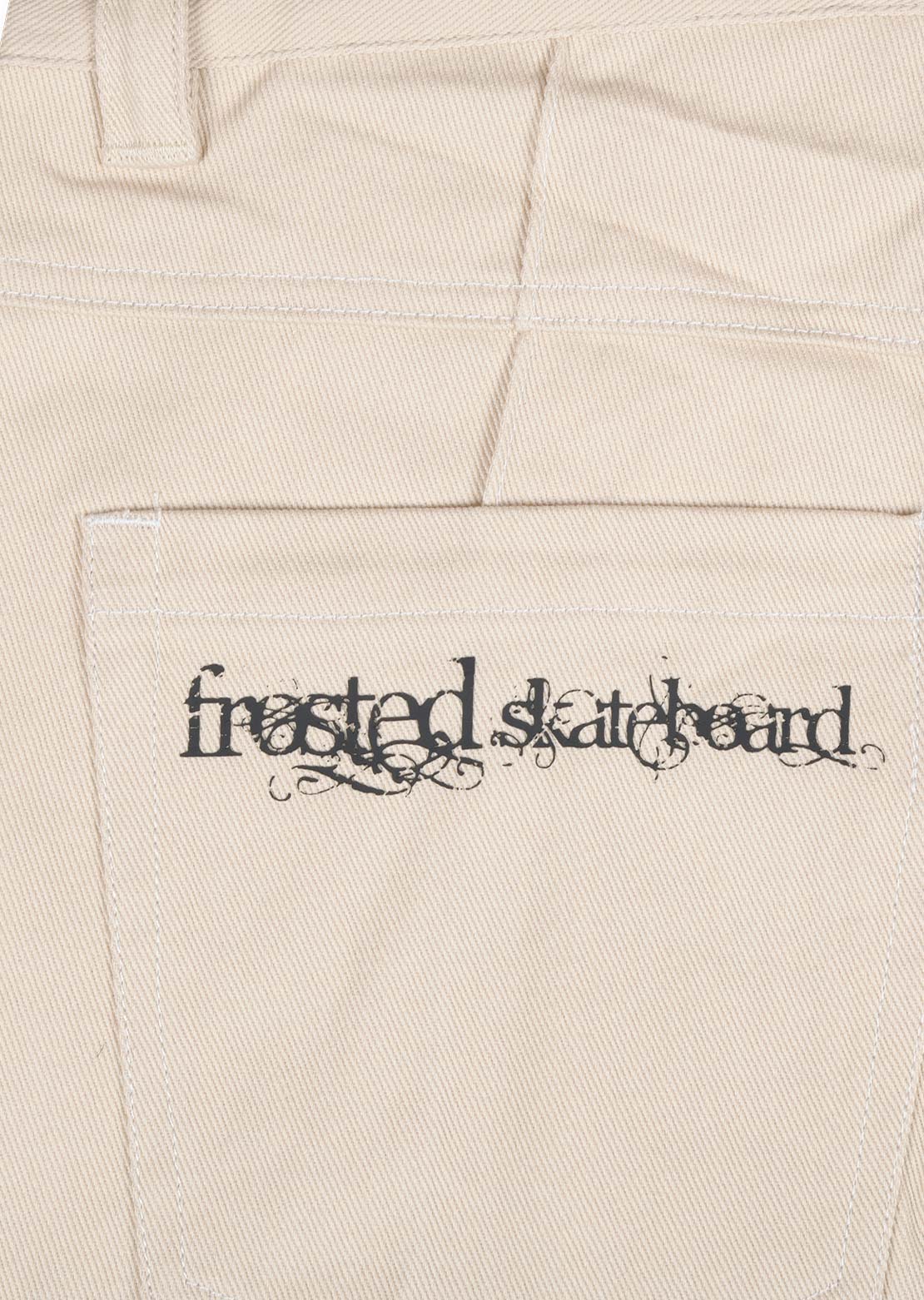 Frosted Unisex Chino Pants Beige