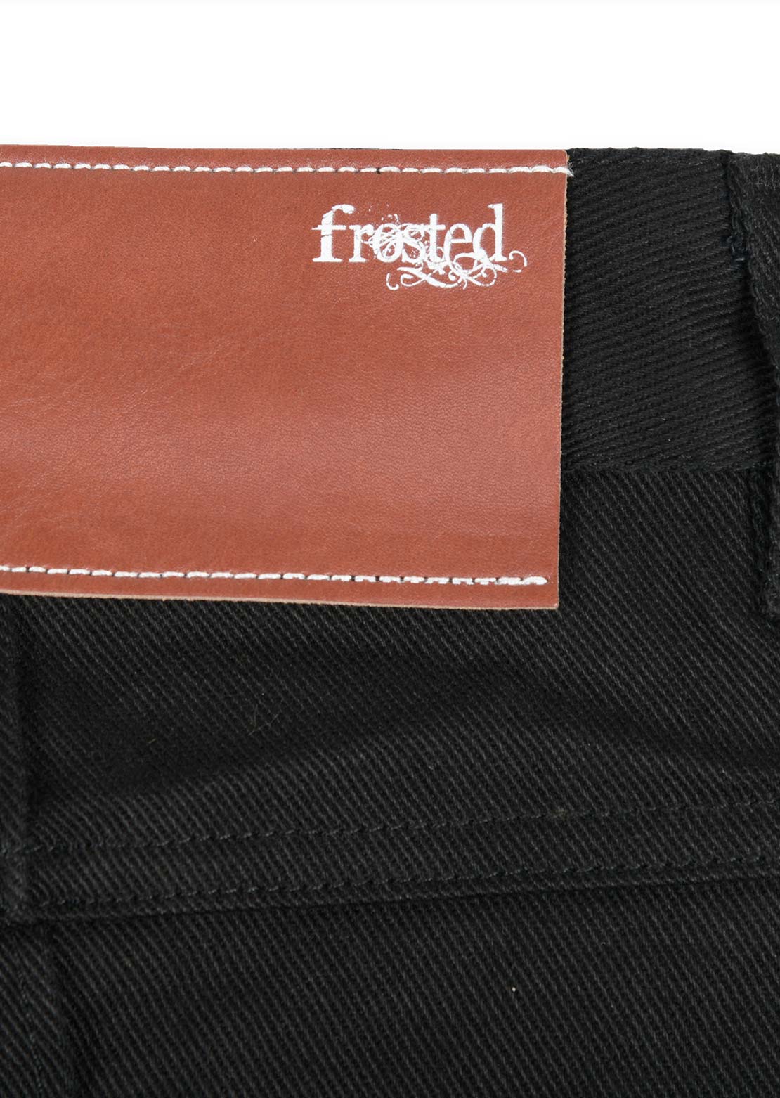 Frosted Unisex Chino Pants Black