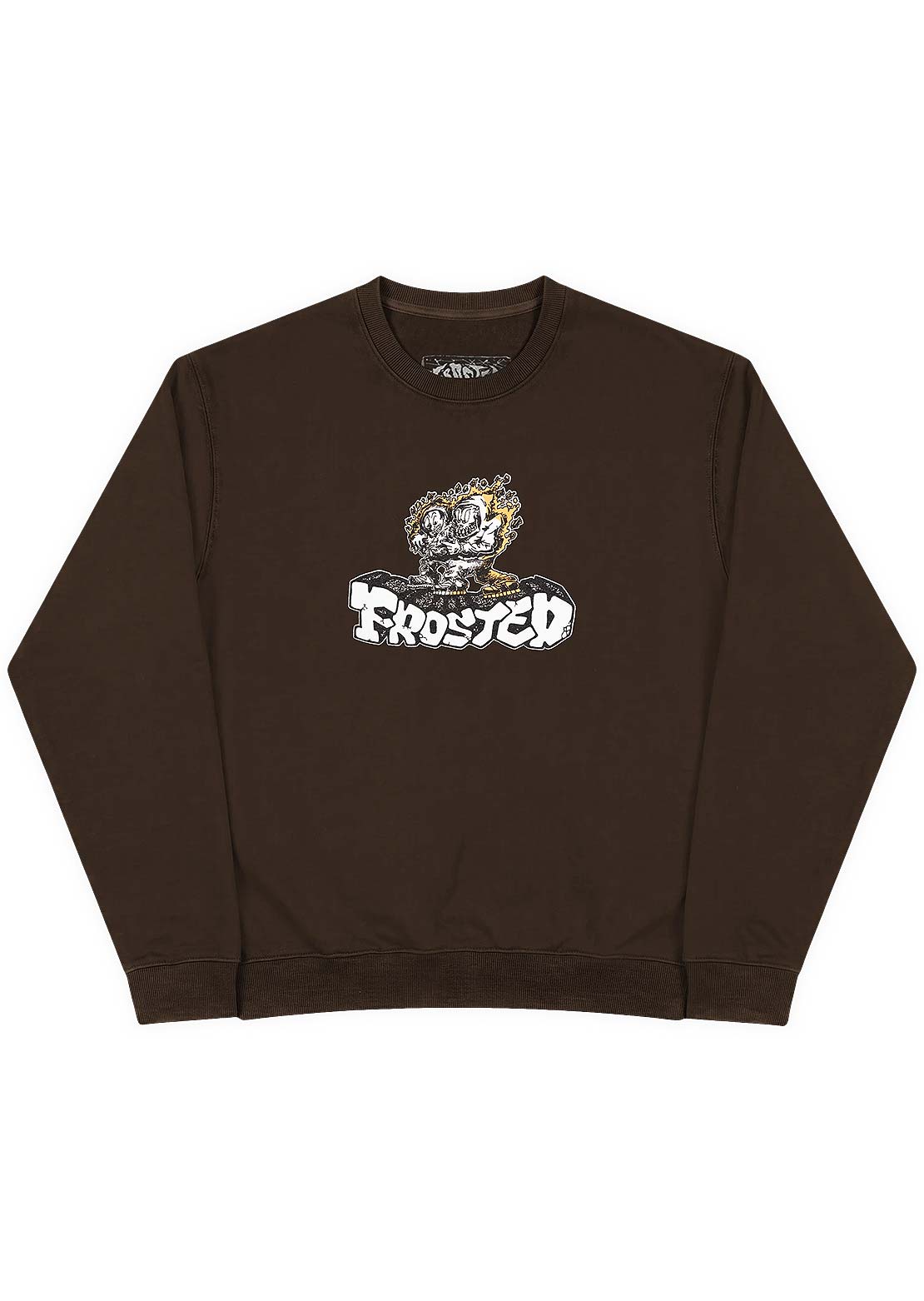 Frosted Unisex Duo Graphic Crewneck Sweater