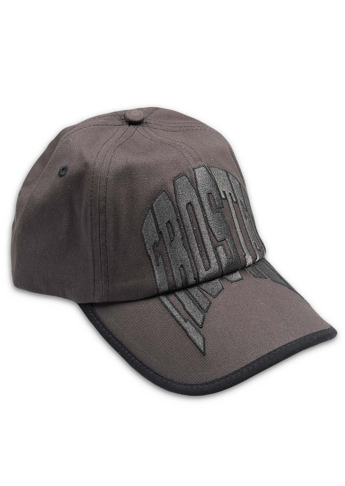 Frosted Unisex Embroidery Cap Charcoal/Black