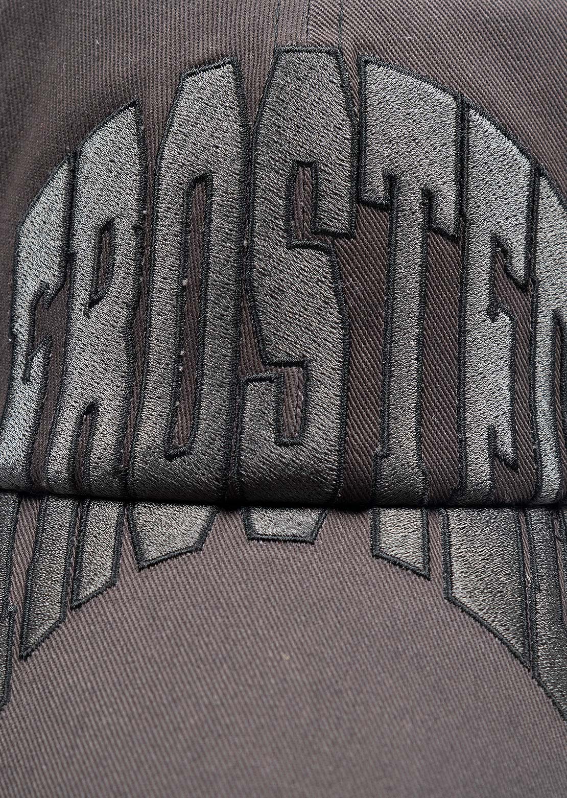 Frosted Unisex Embroidery Cap Charcoal/Black