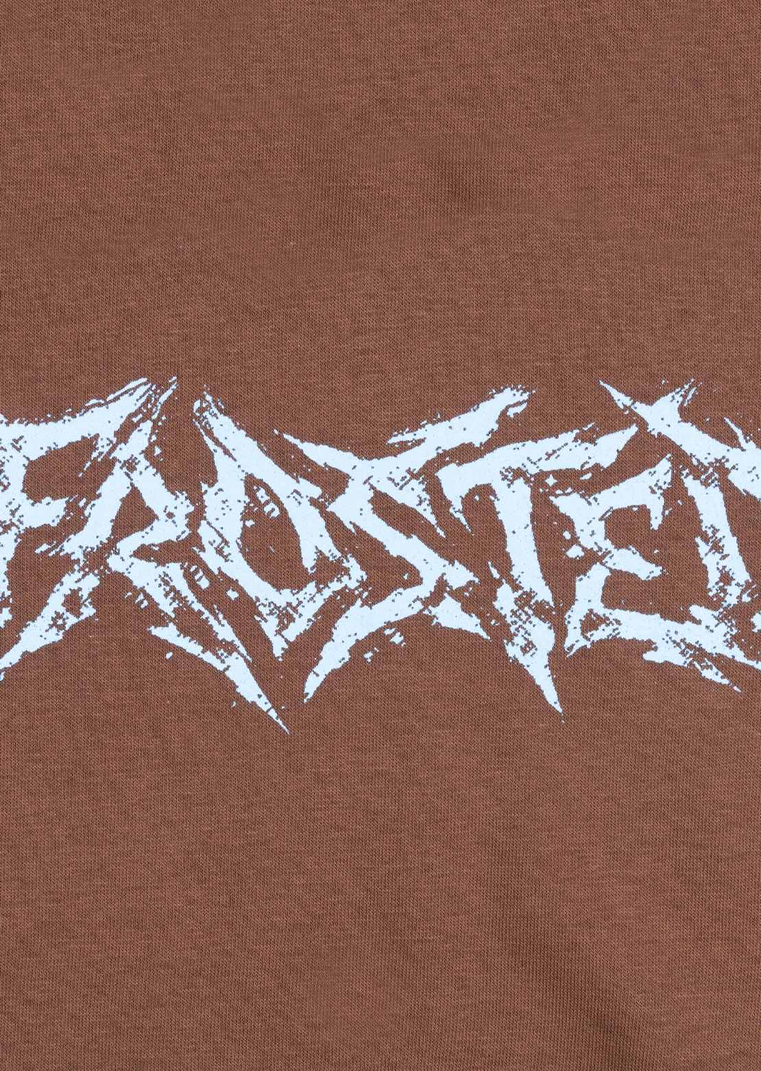Frosted Unisex Frostbite Hood Brown