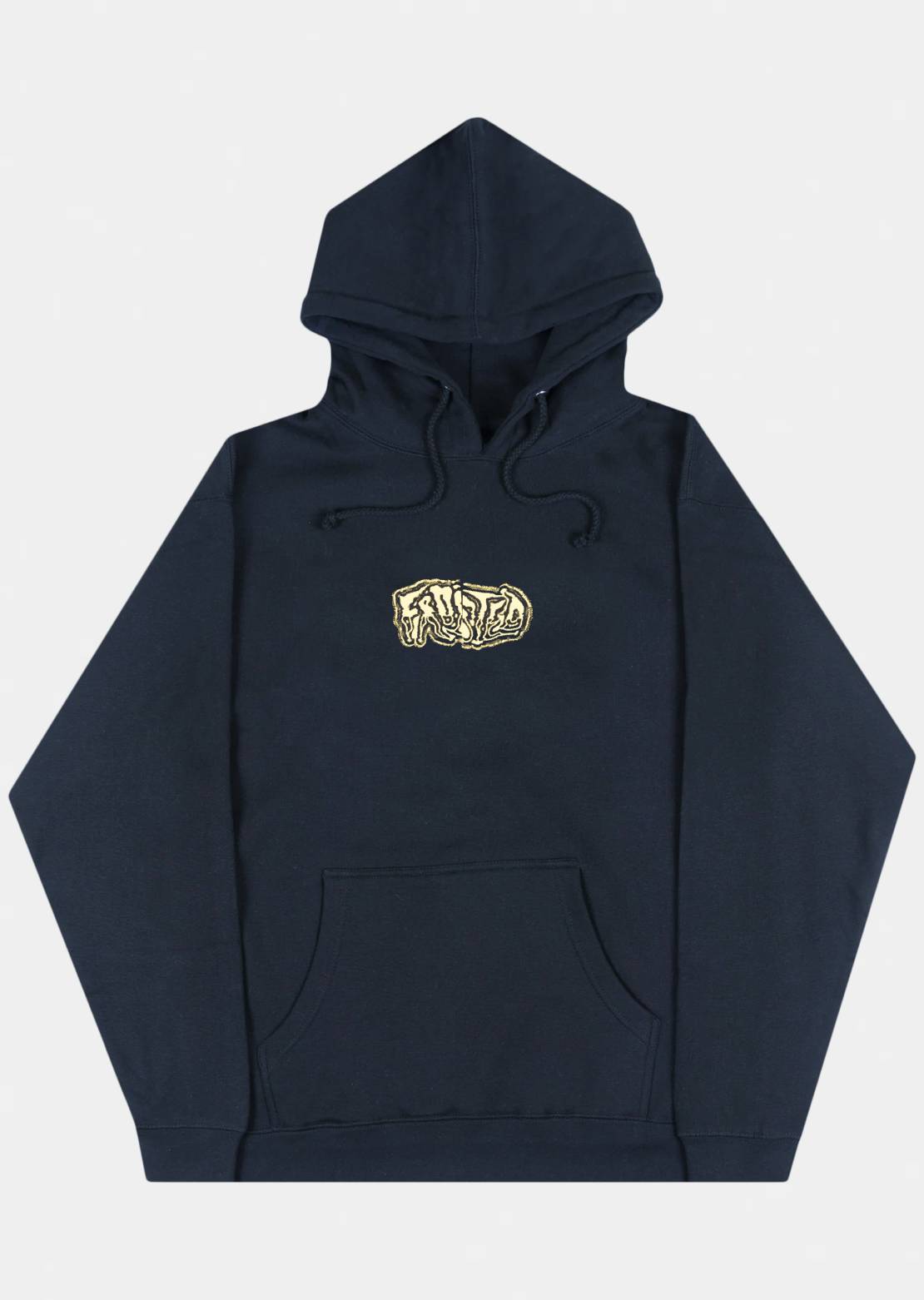 Frosted Unisex Halftone Prints Hood Navy