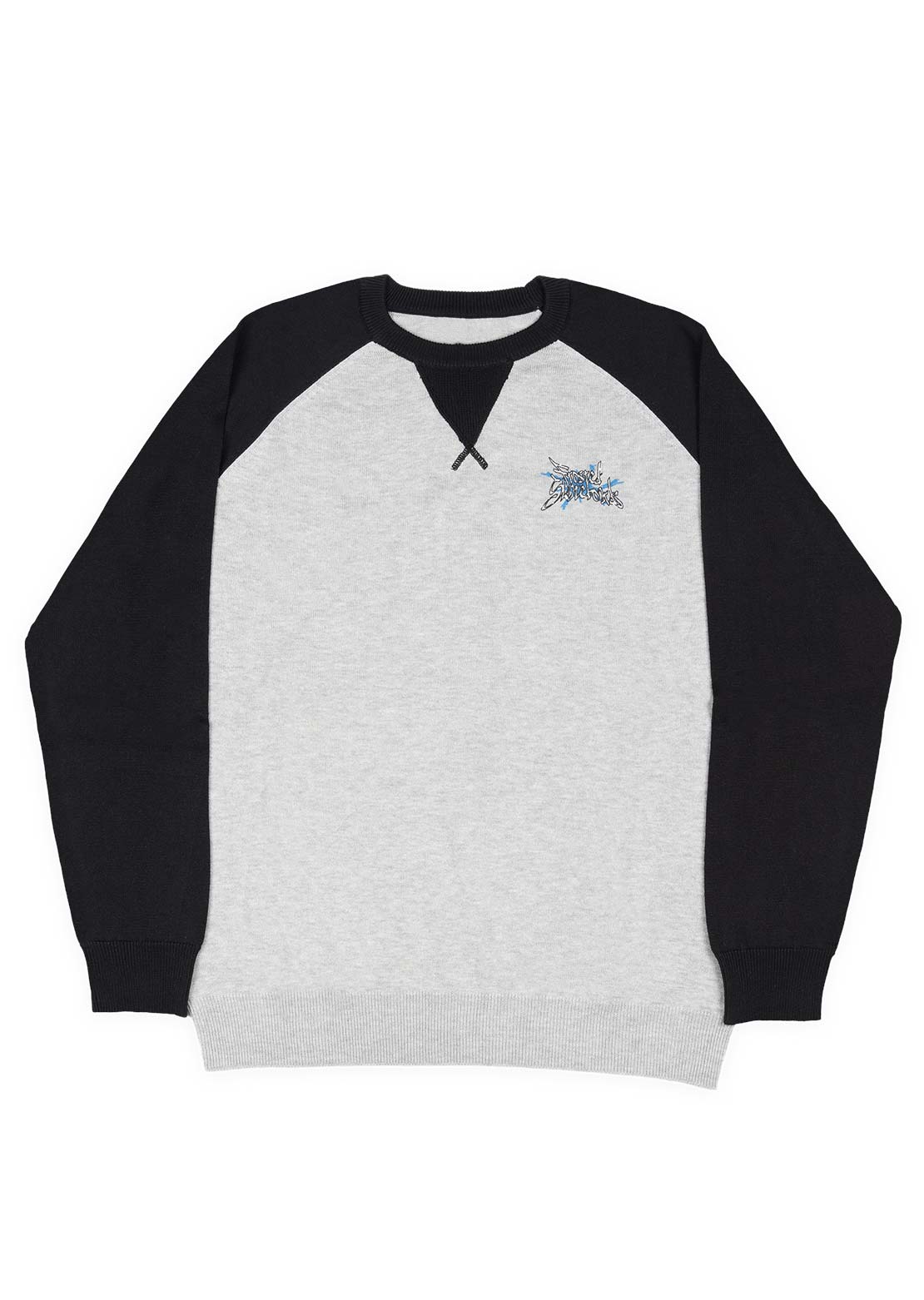 Frosted Unisex Raglan Knit Sweater