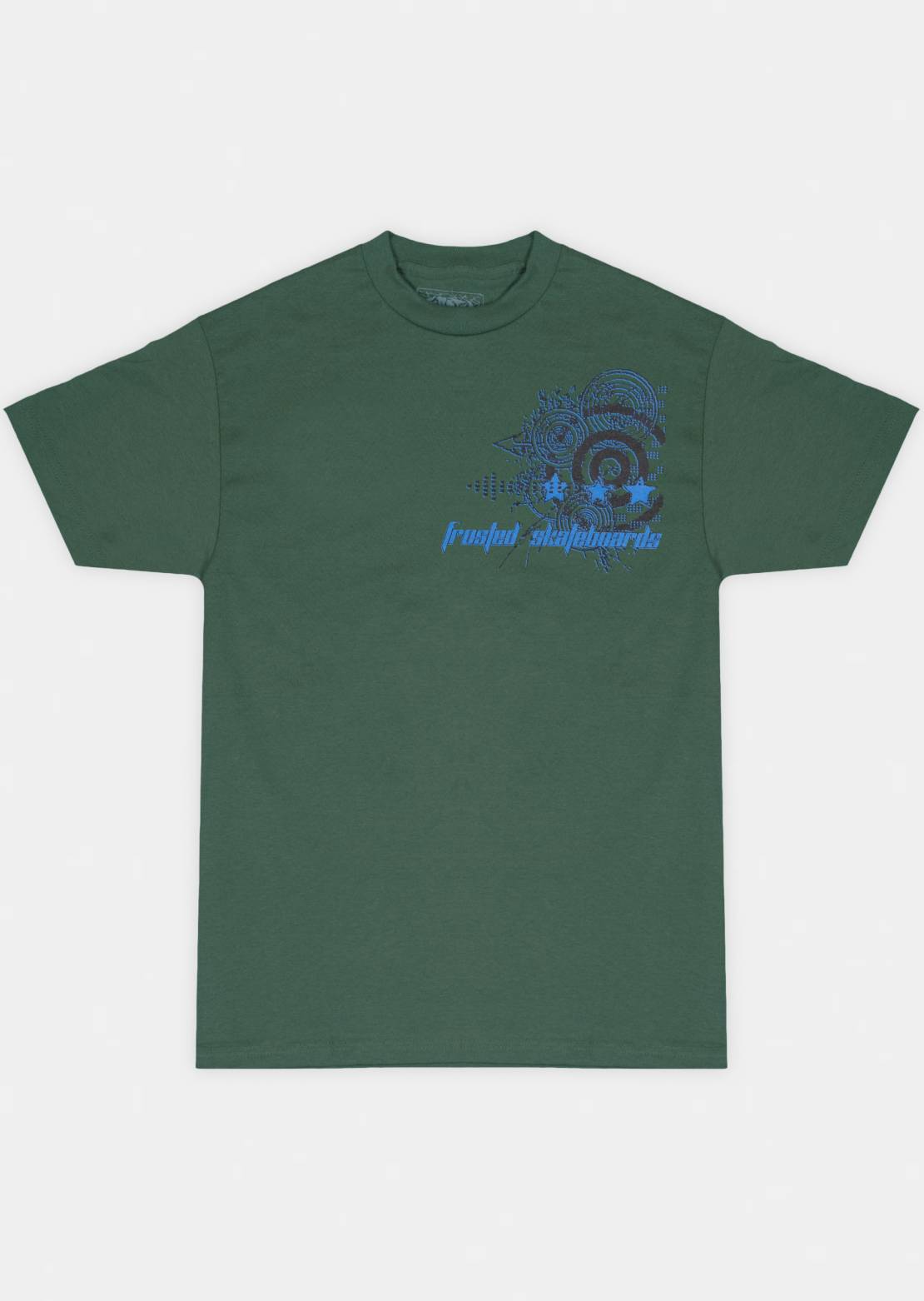 Frosted Unisex Rockstah T-Shirt Forest Green