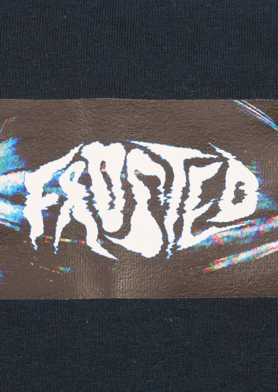 Frosted Unisex Static Logo T-shirt Navy