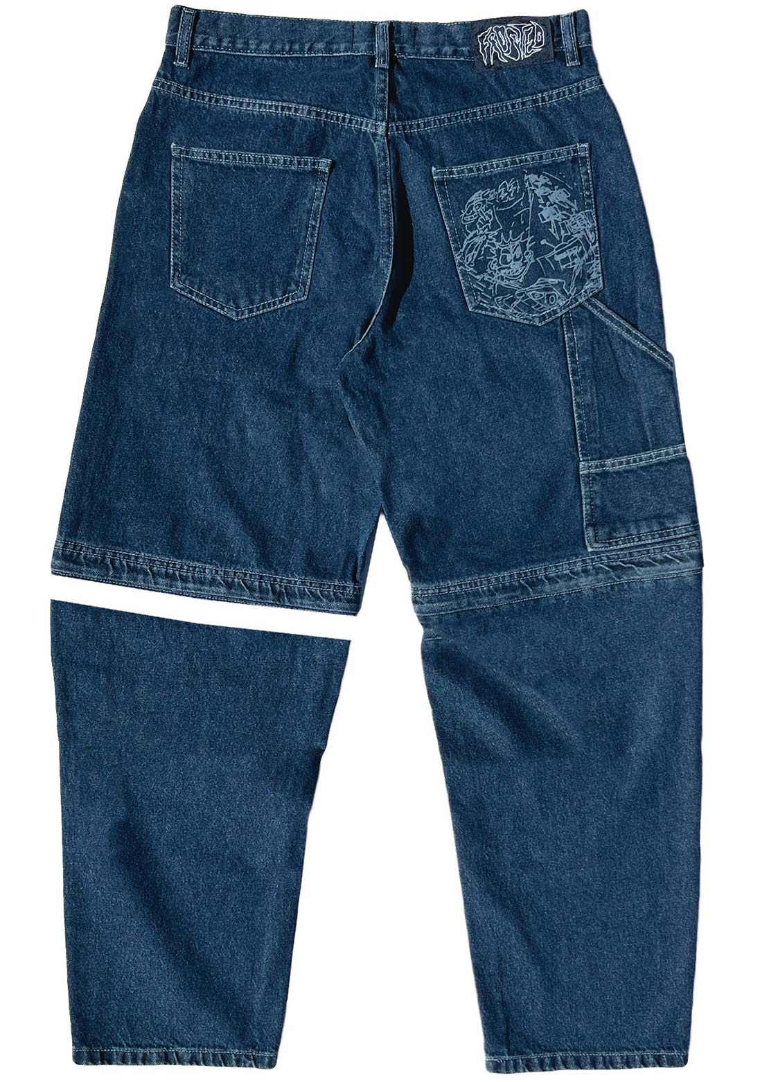 Frosted Unisex Transformer Pants