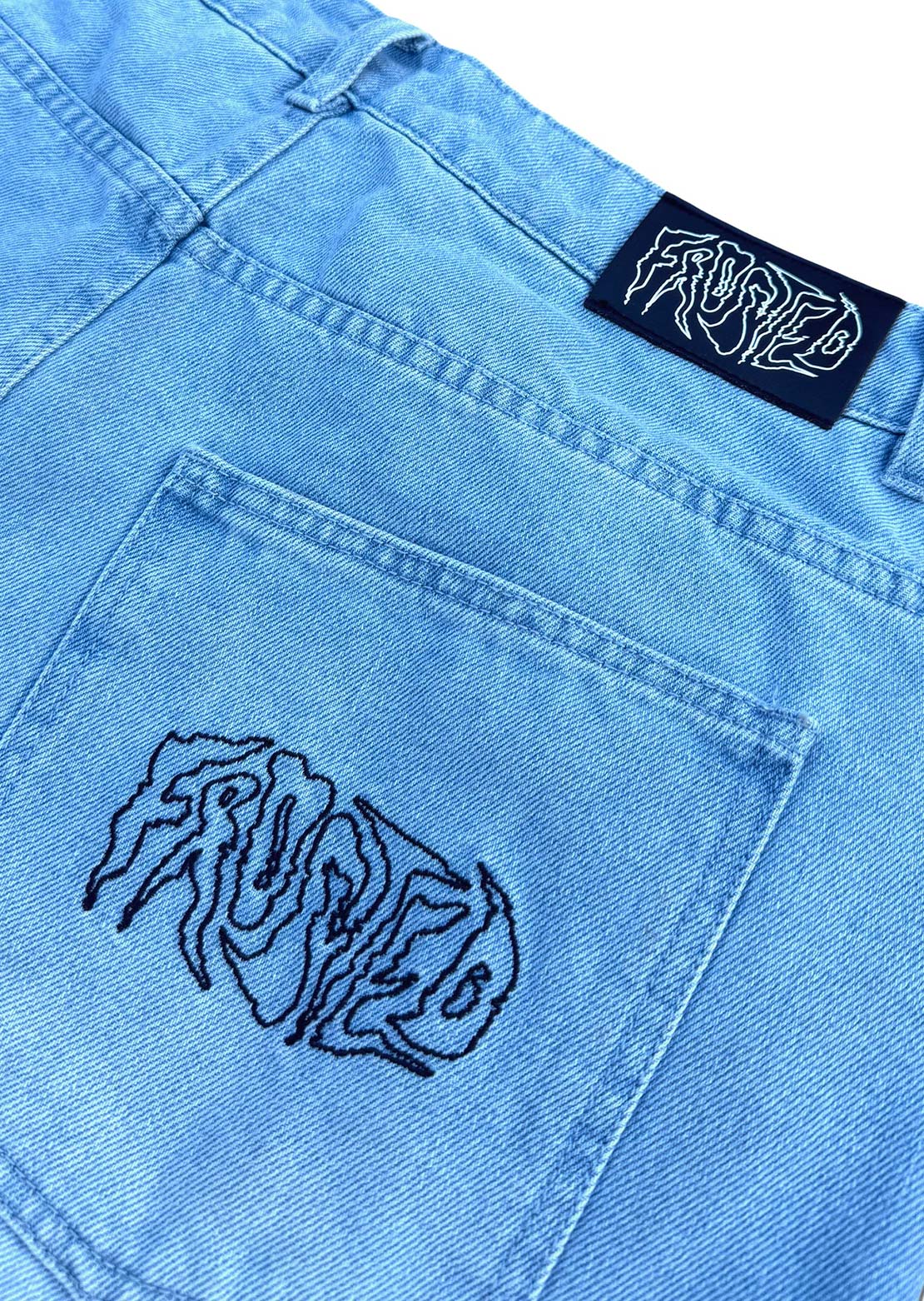 Frosted Unisex Wavy Shorts