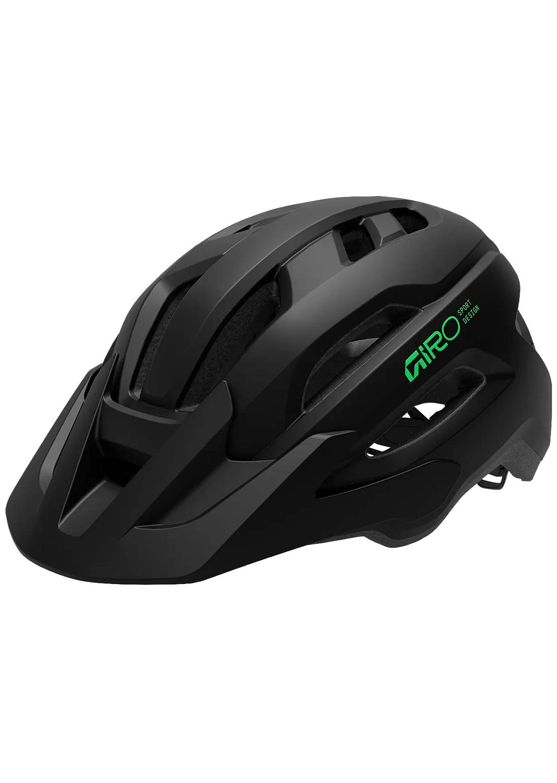 Giro Junior Fixture MIPS II Bike Helmet Matte Black/Green
