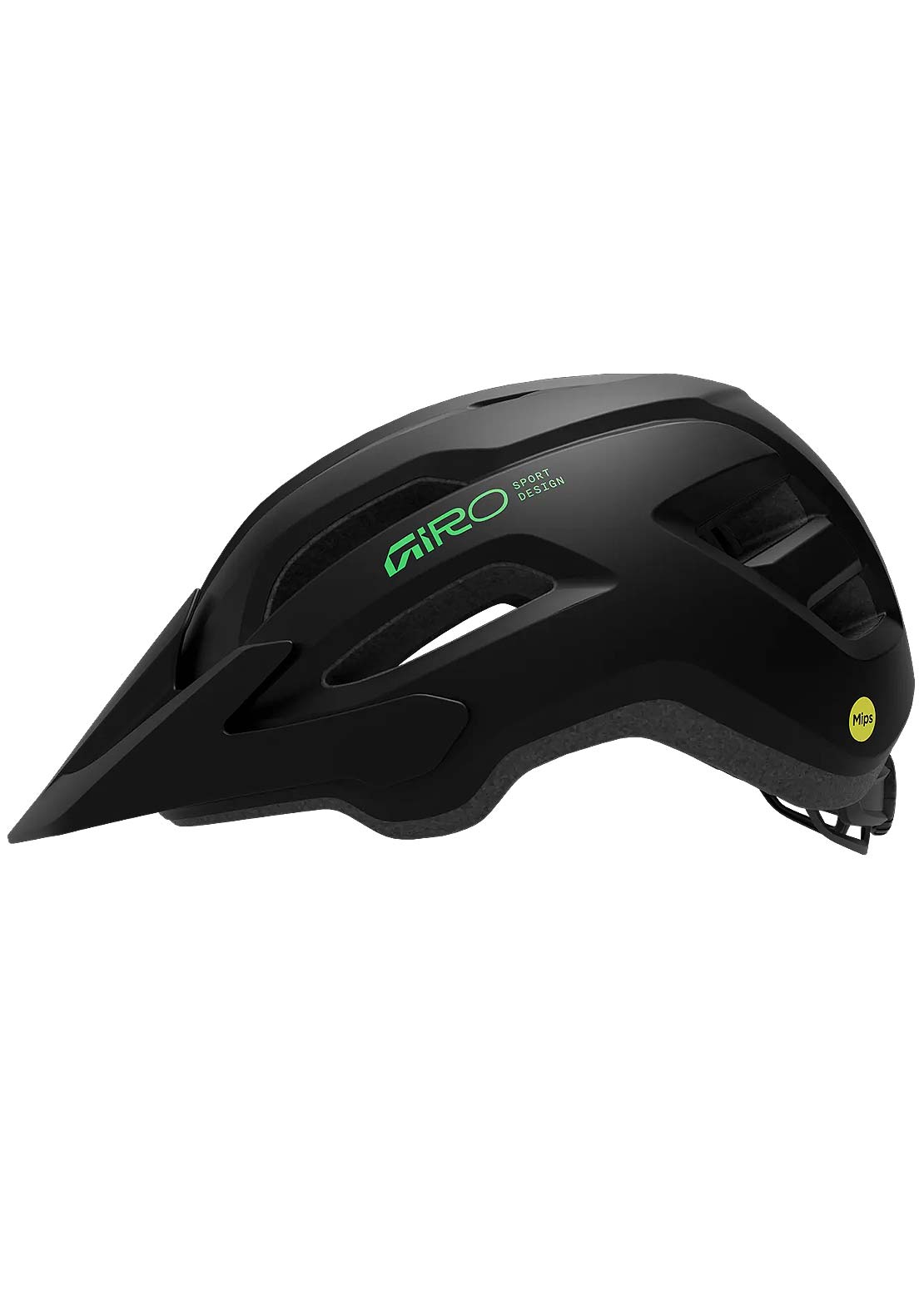 Giro Junior Fixture MIPS II Bike Helmet Matte Black/Green