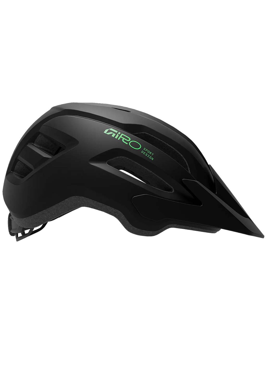 Giro Junior Fixture MIPS II Bike Helmet Matte Black/Green