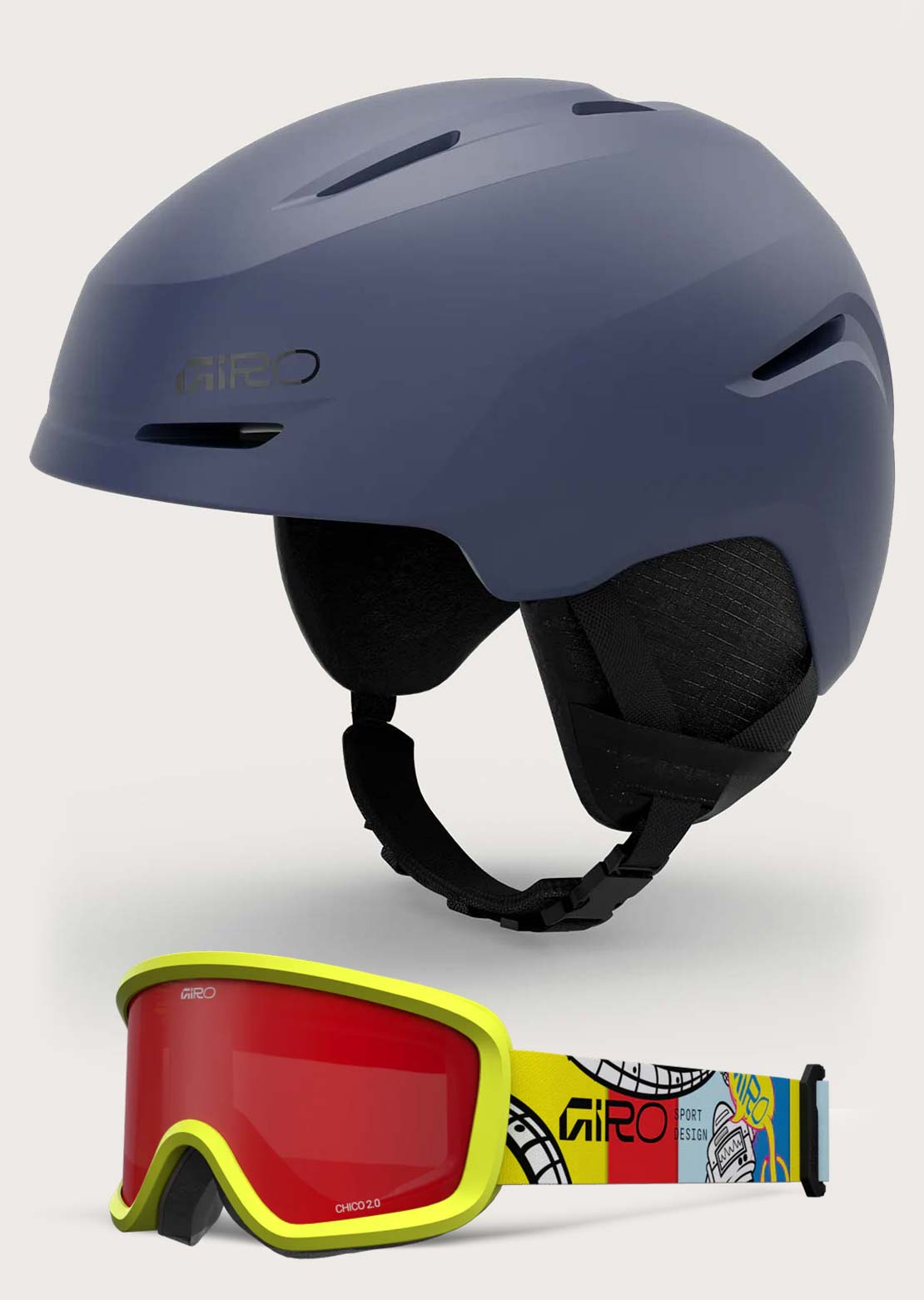 Giro Junior Spur CP Snow Helmet Matte Blue