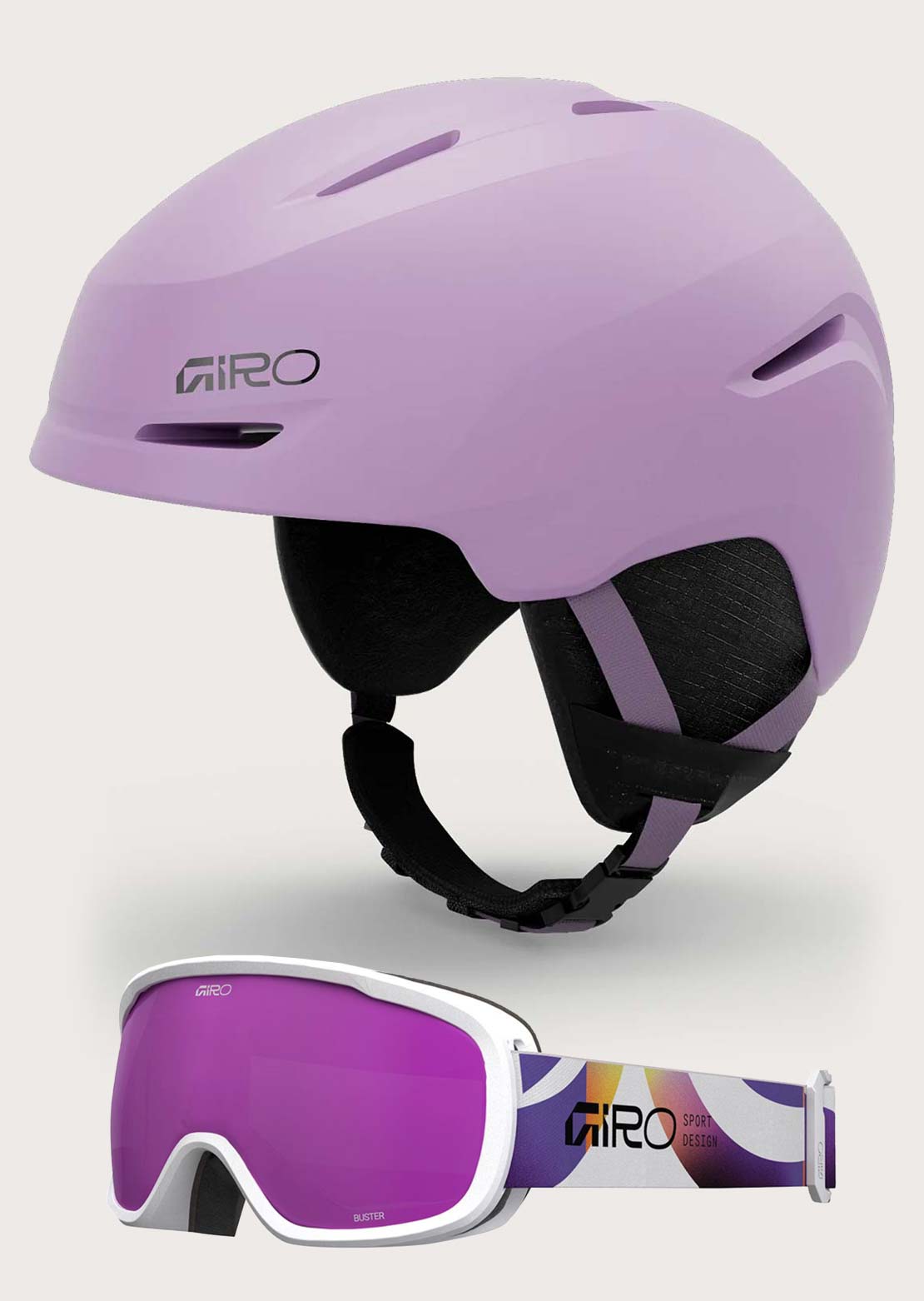 Giro Junior Spur CP Snow Helmet Matte Mauve