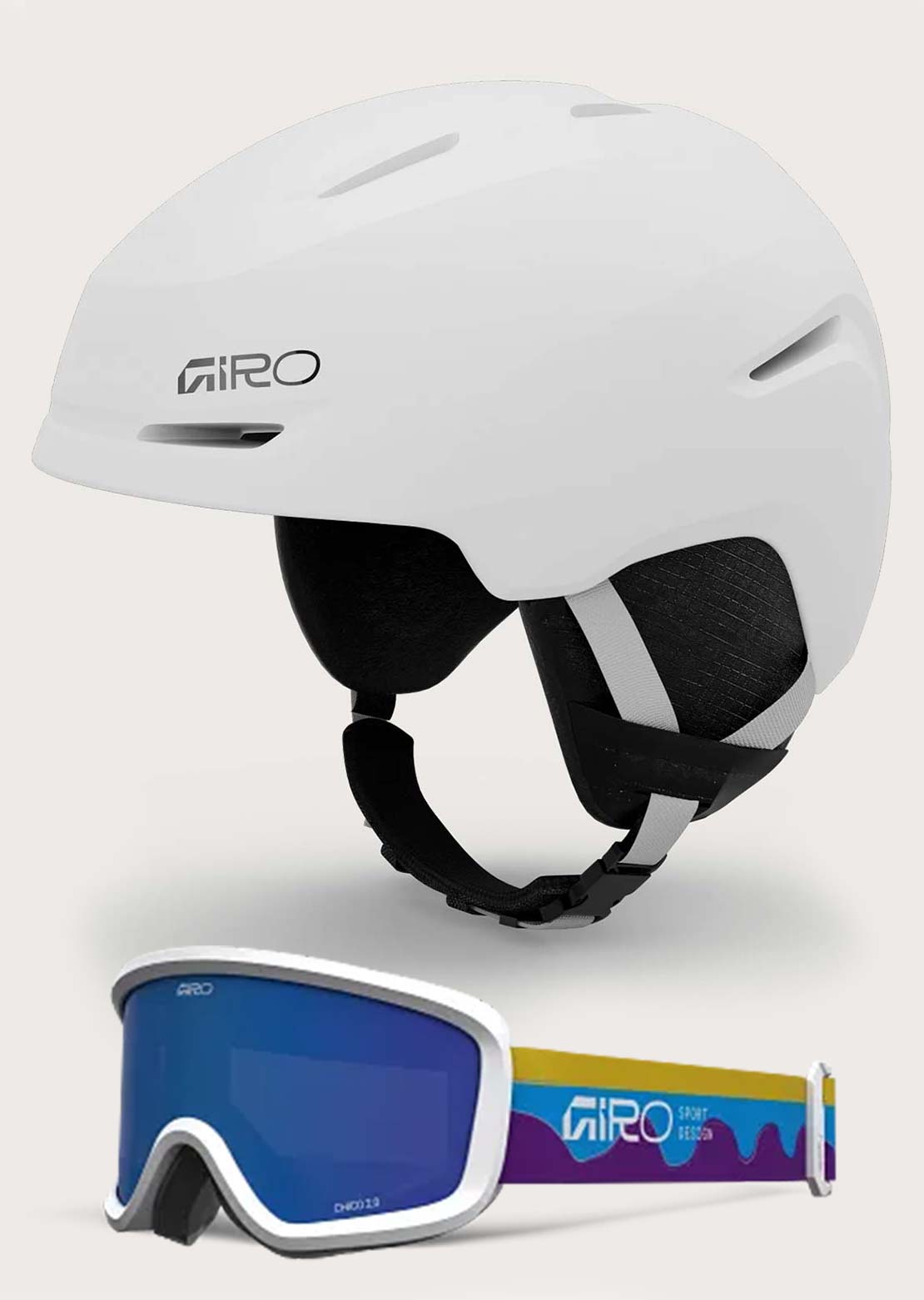 Giro Junior Spur CP Snow Helmet Matte White