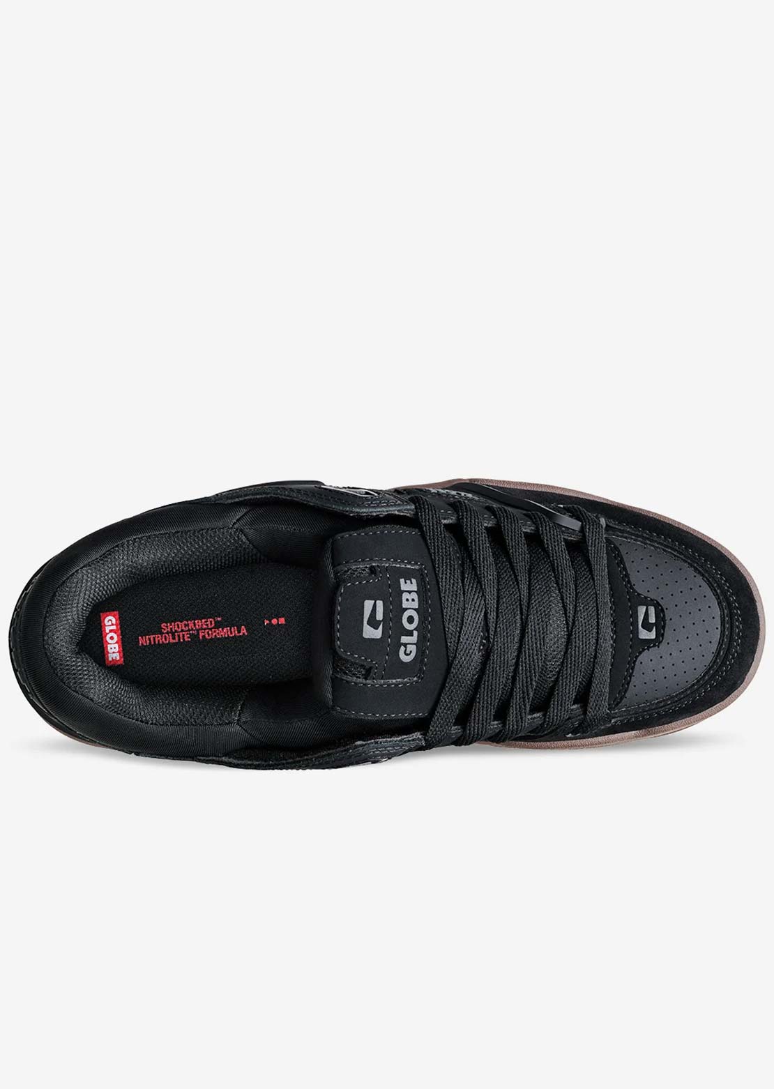 Globe Men's Fusion Shoes Black/Tobacco Gum