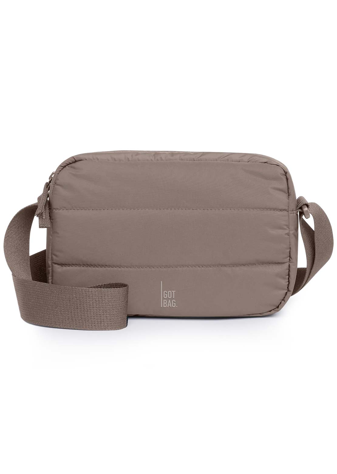 Got Bag Unisex Puffer Crossbody Bag Oyster Mono