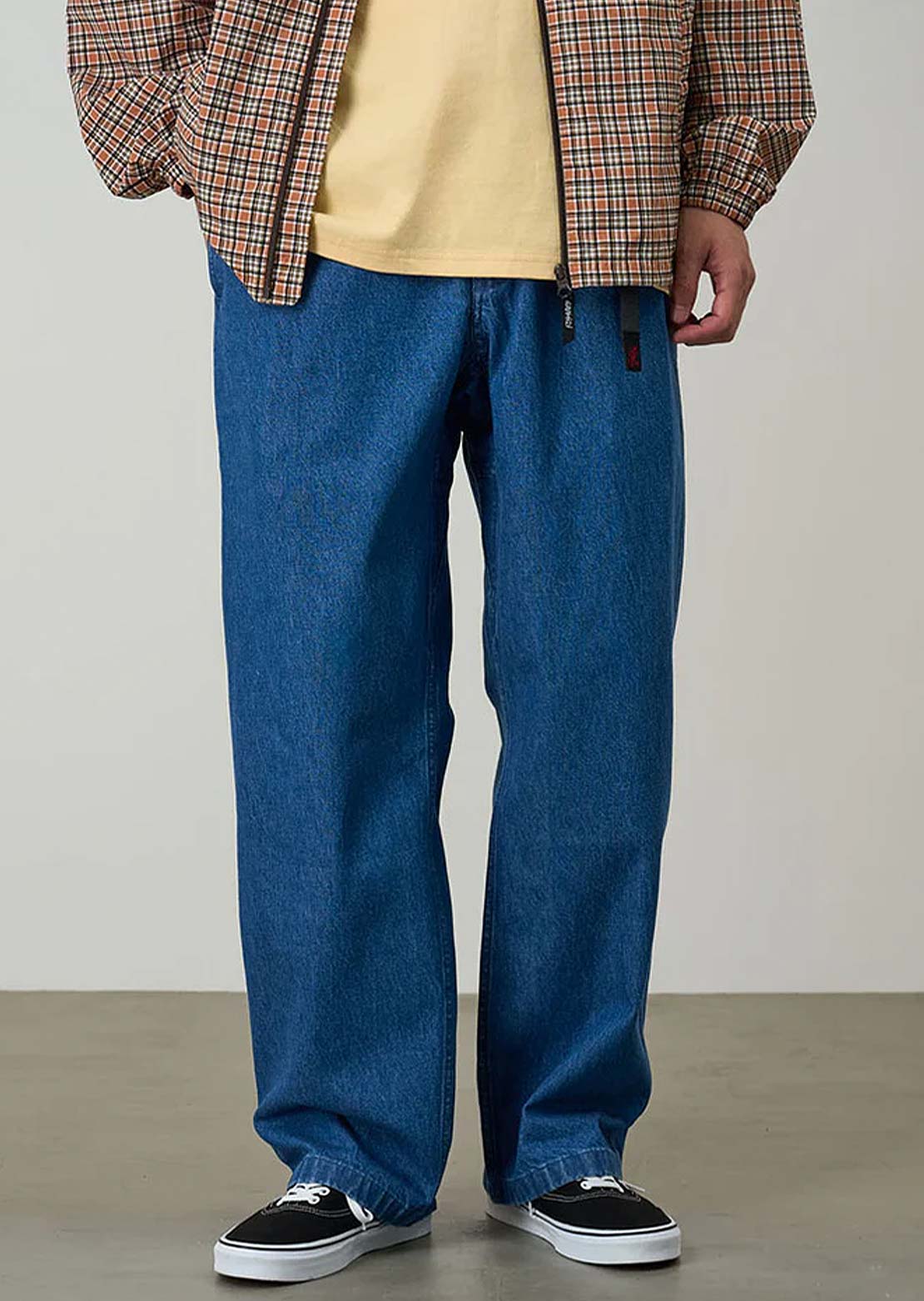 Gramicci Men's Denim Straight Fit Pants Light Wash