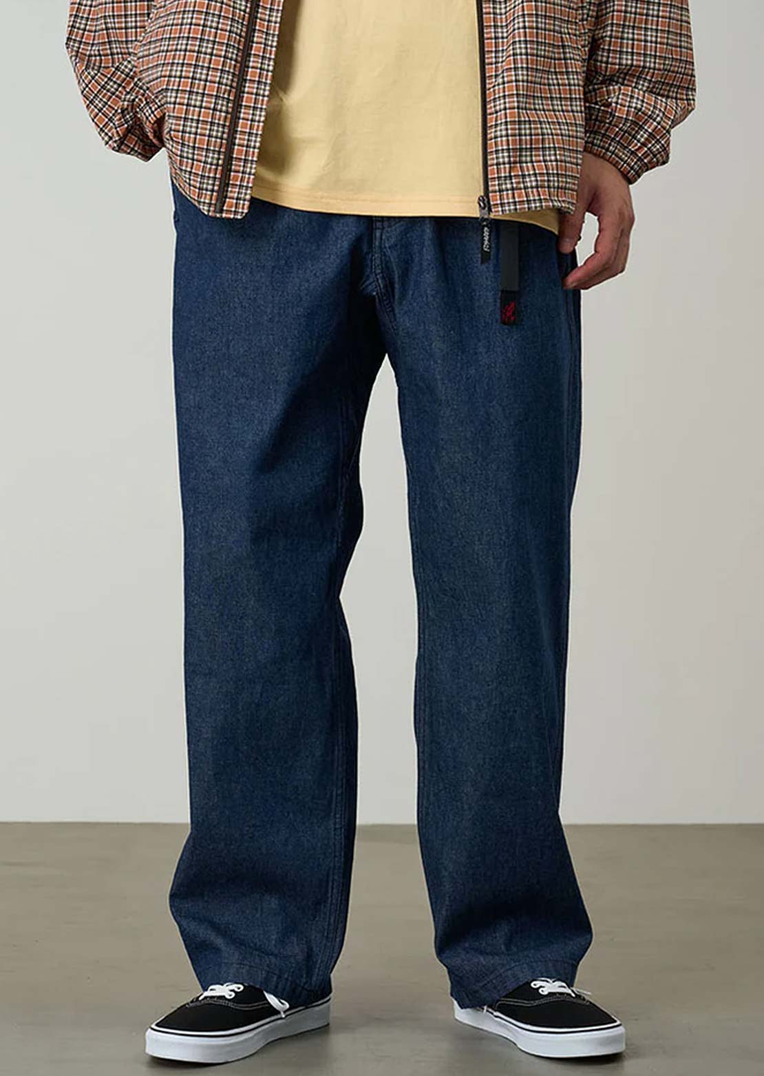 Gramicci Men's Denim Straight Fit Pants Rinsed Indigo