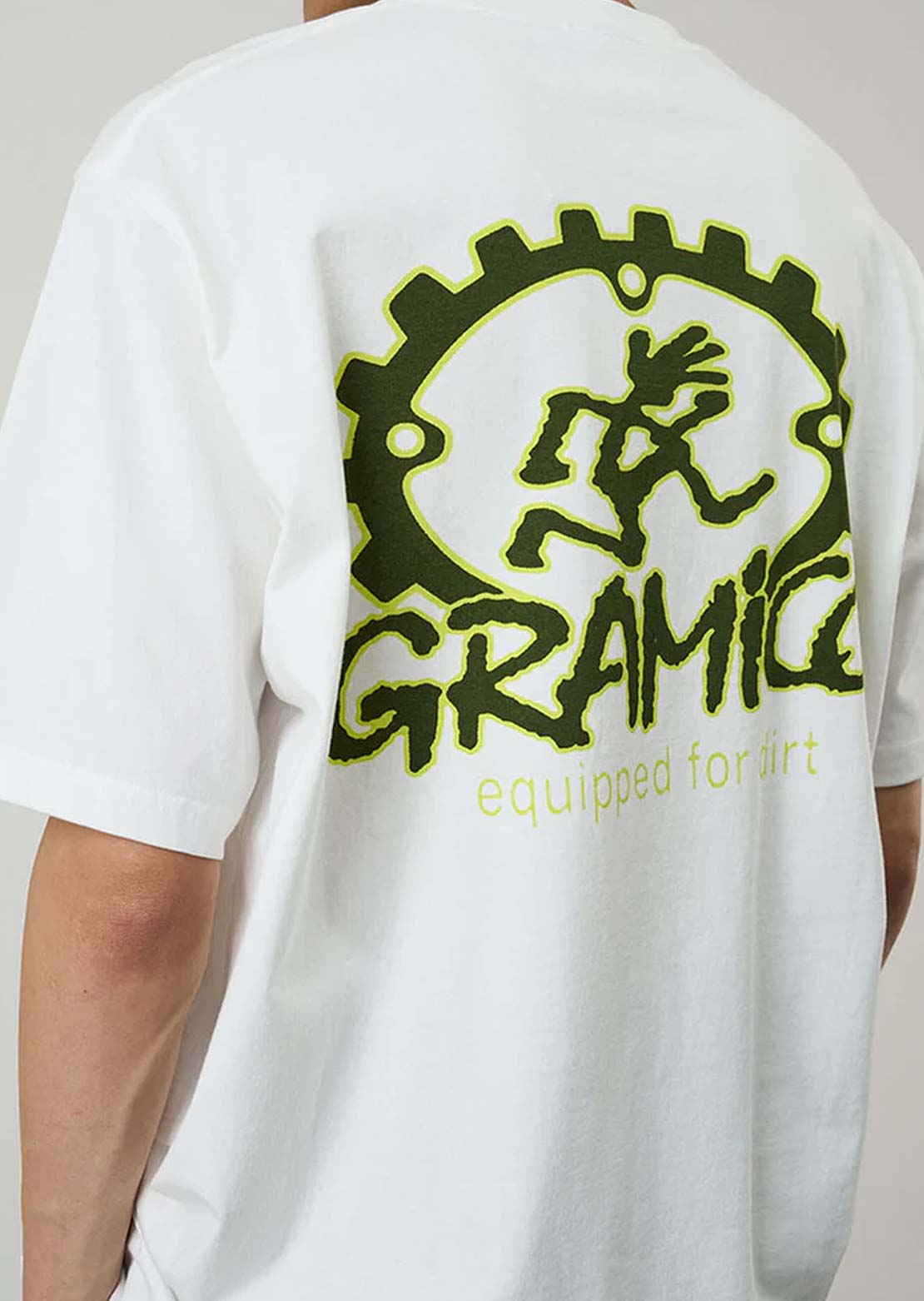 Gramicci Men's Equipped For Dirt T-Shirt White