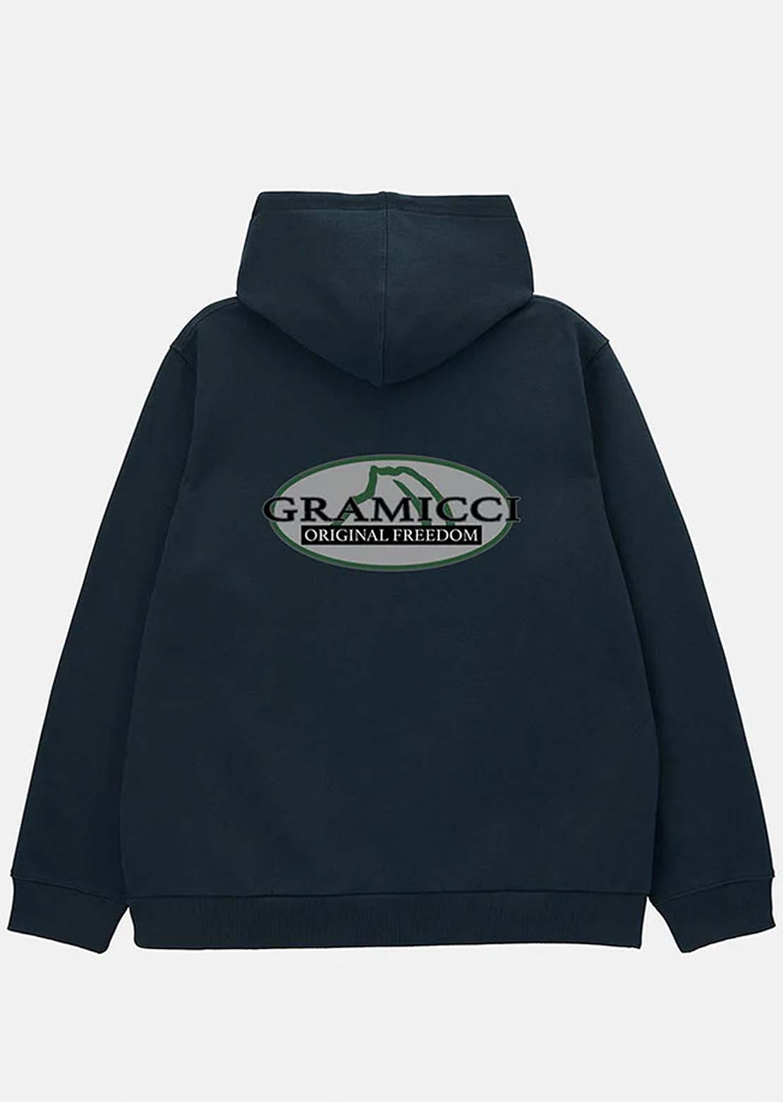 Gramicci Men's Half Dome Hooded Sweatshirt Vintage Black
