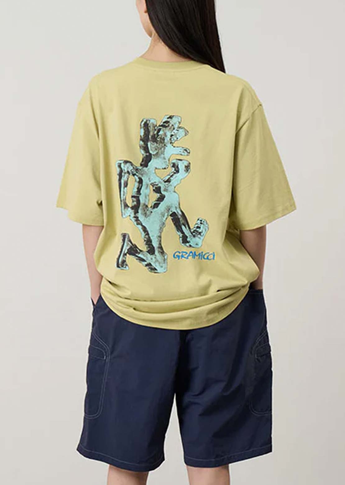 Gramicci Men's Ice Sculpture T-Shirt Lime