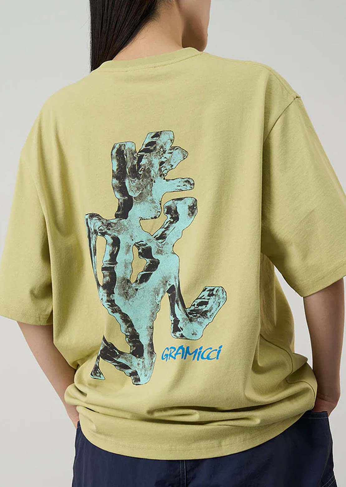 Gramicci Men's Ice Sculpture T-Shirt Lime