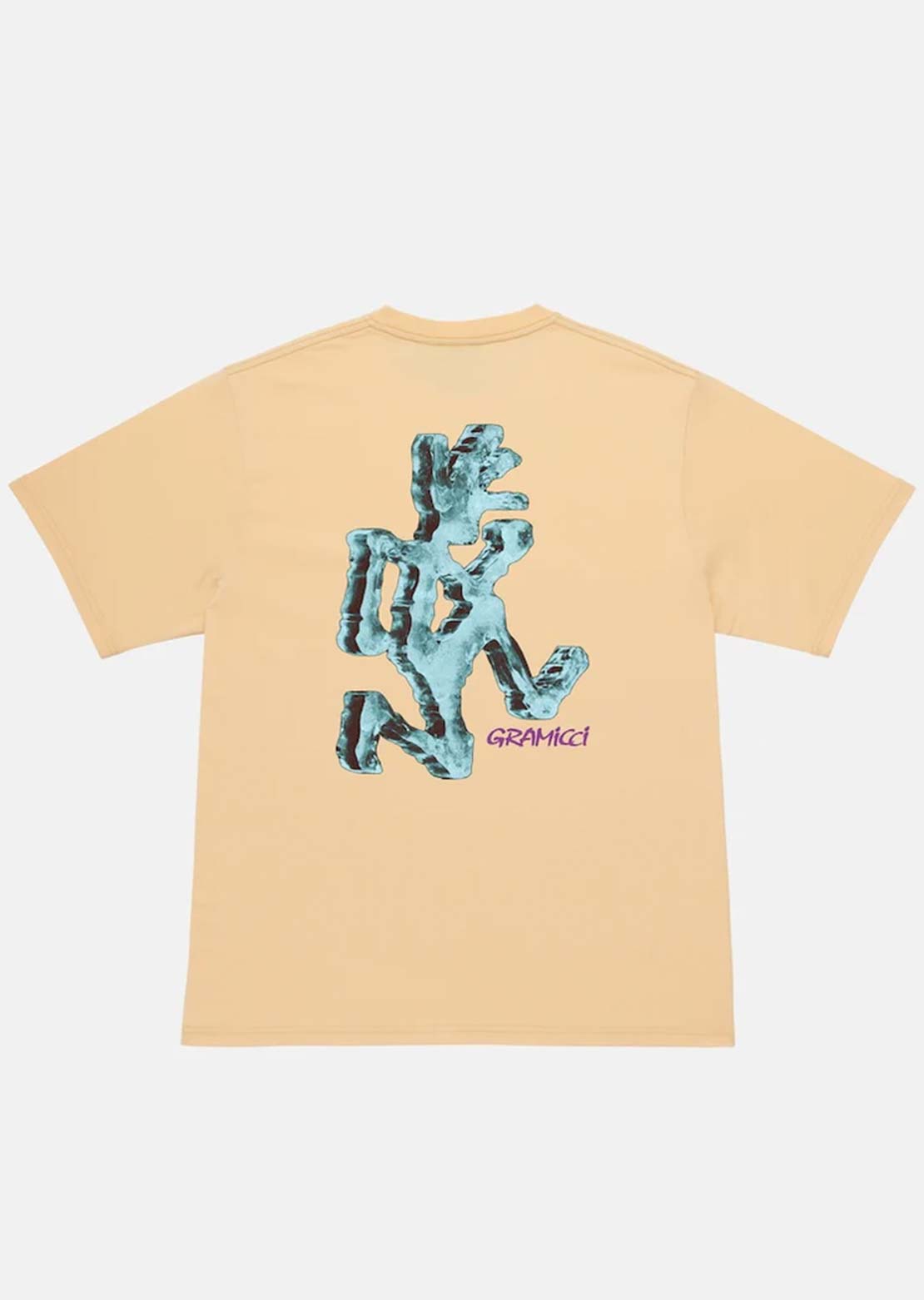Gramicci Men's Ice Sculpture T-Shirt Mango