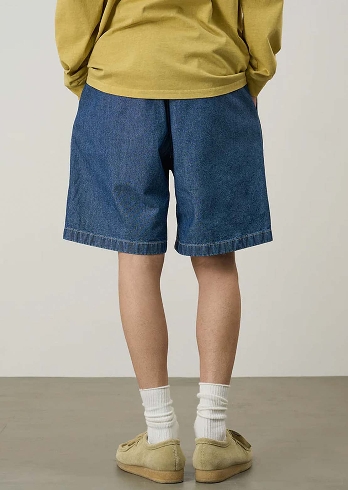 Gramicci Men's Japanese Chambray Shorts Blue