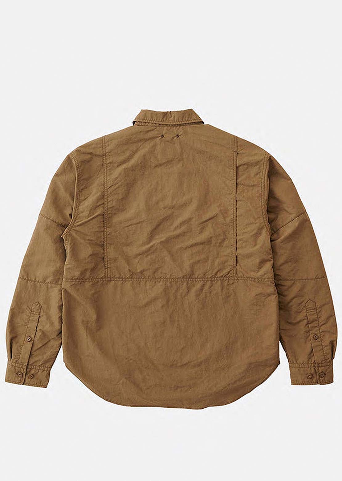 Gramicci Men's Nylon Brentwood Button Up Shirt Coyote
