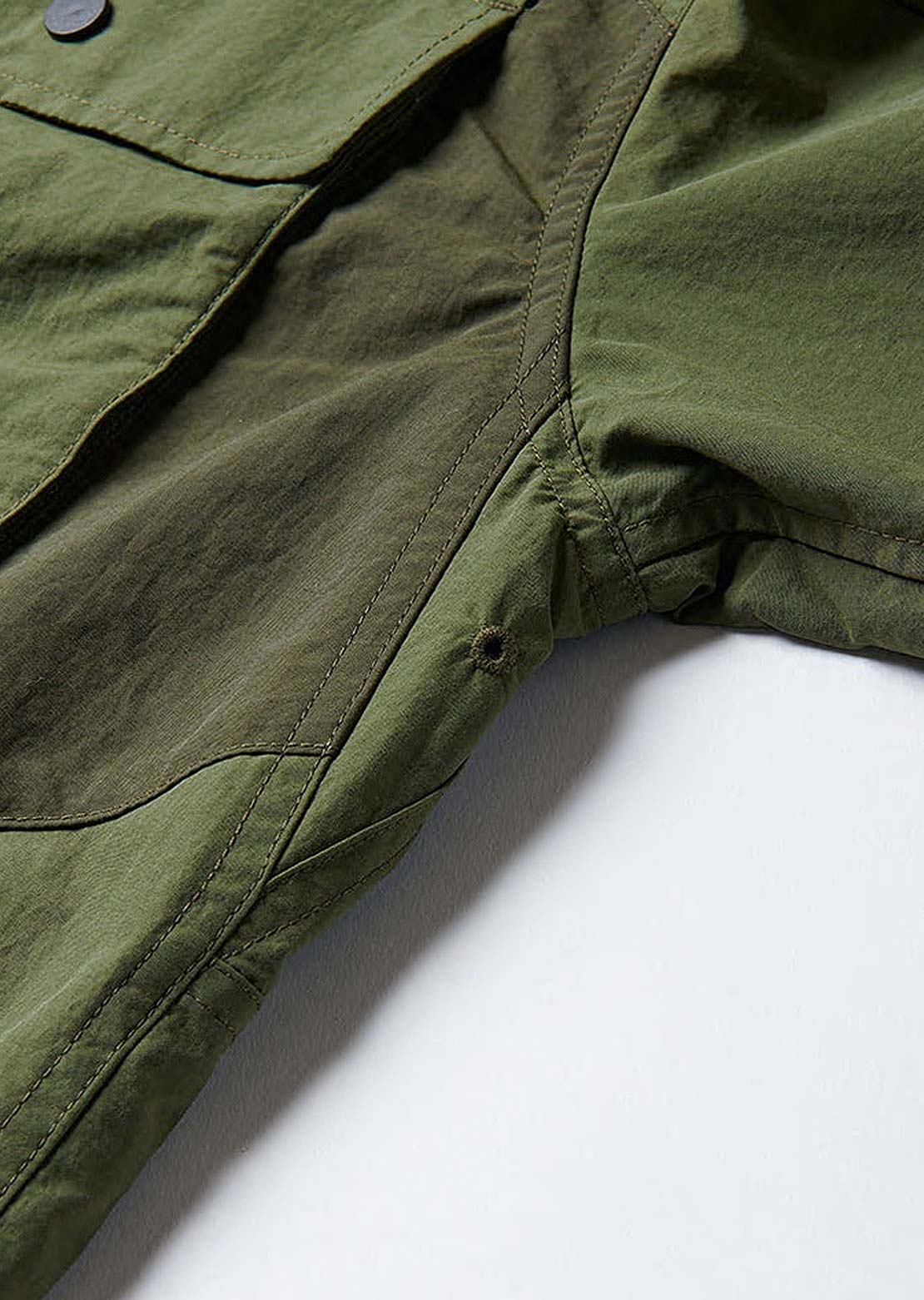Gramicci Men&#39;s Nylon Brentwood Button Up Shirt Olive
