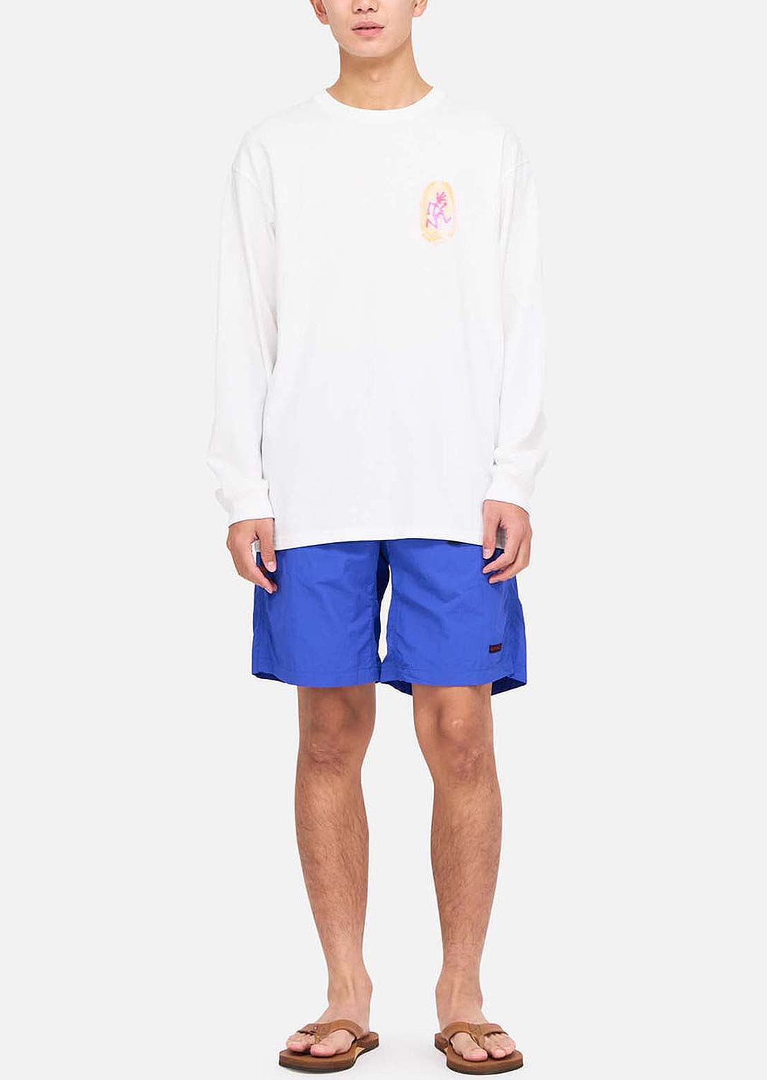 Gramicci Men&#39;s Nylon Packable G-Shorts Ocean Blue