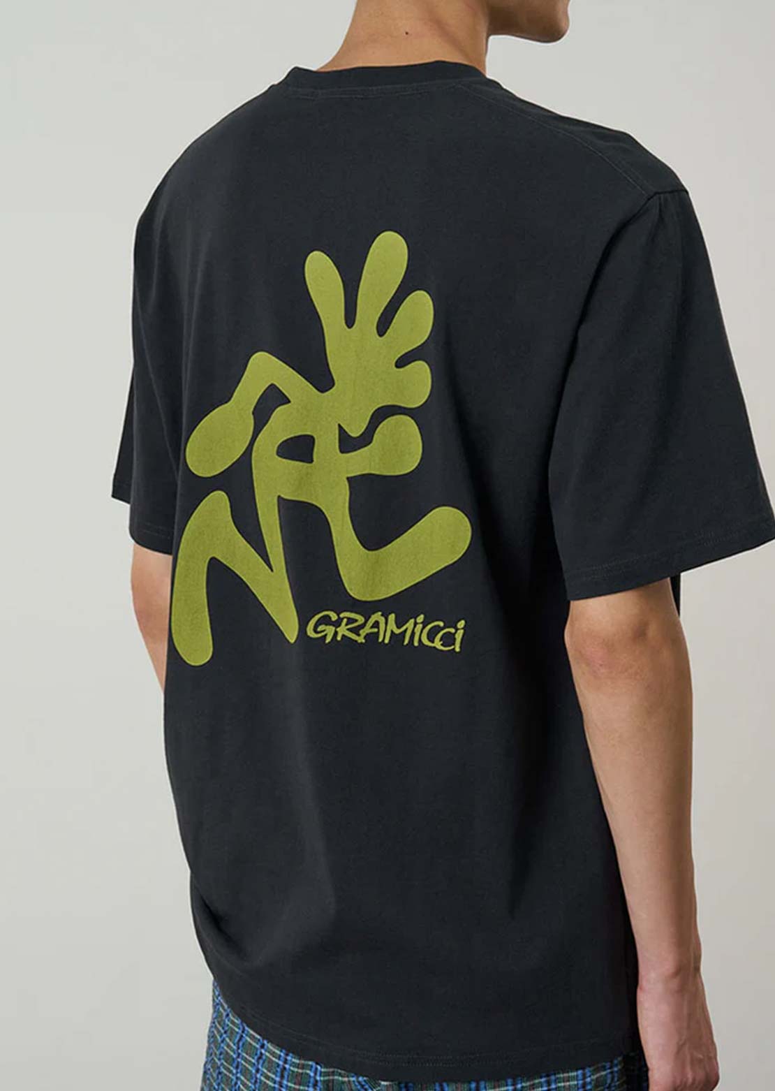 Gramicci Men's Running Man T-Shirt Vintage Black