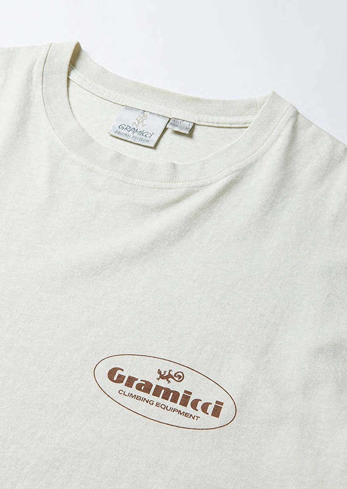 Gramicci Unisex Climbing Equipment T-shirt Natural Pigment