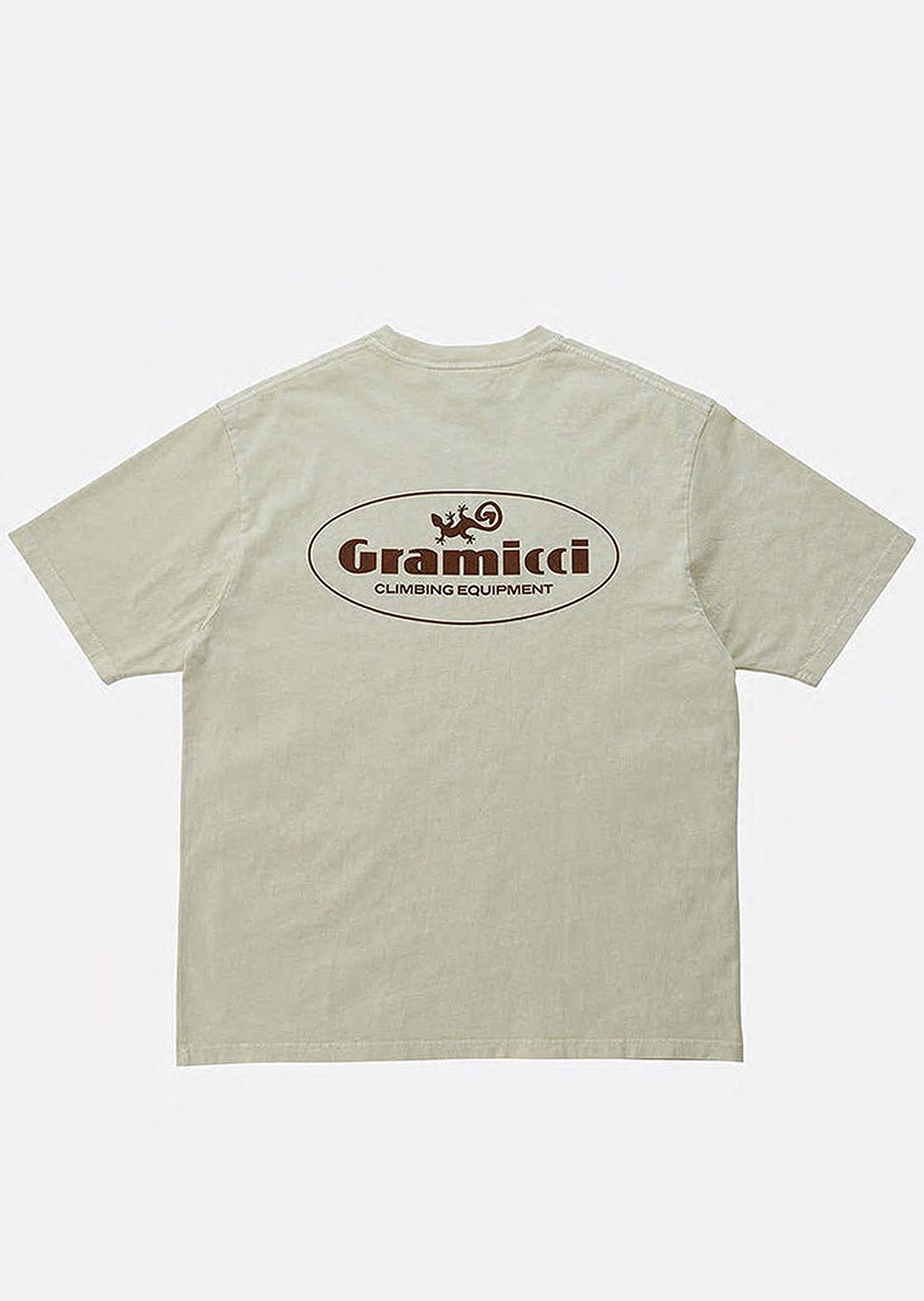 Gramicci Unisex Climbing Equipment T-shirt Natural Pigment