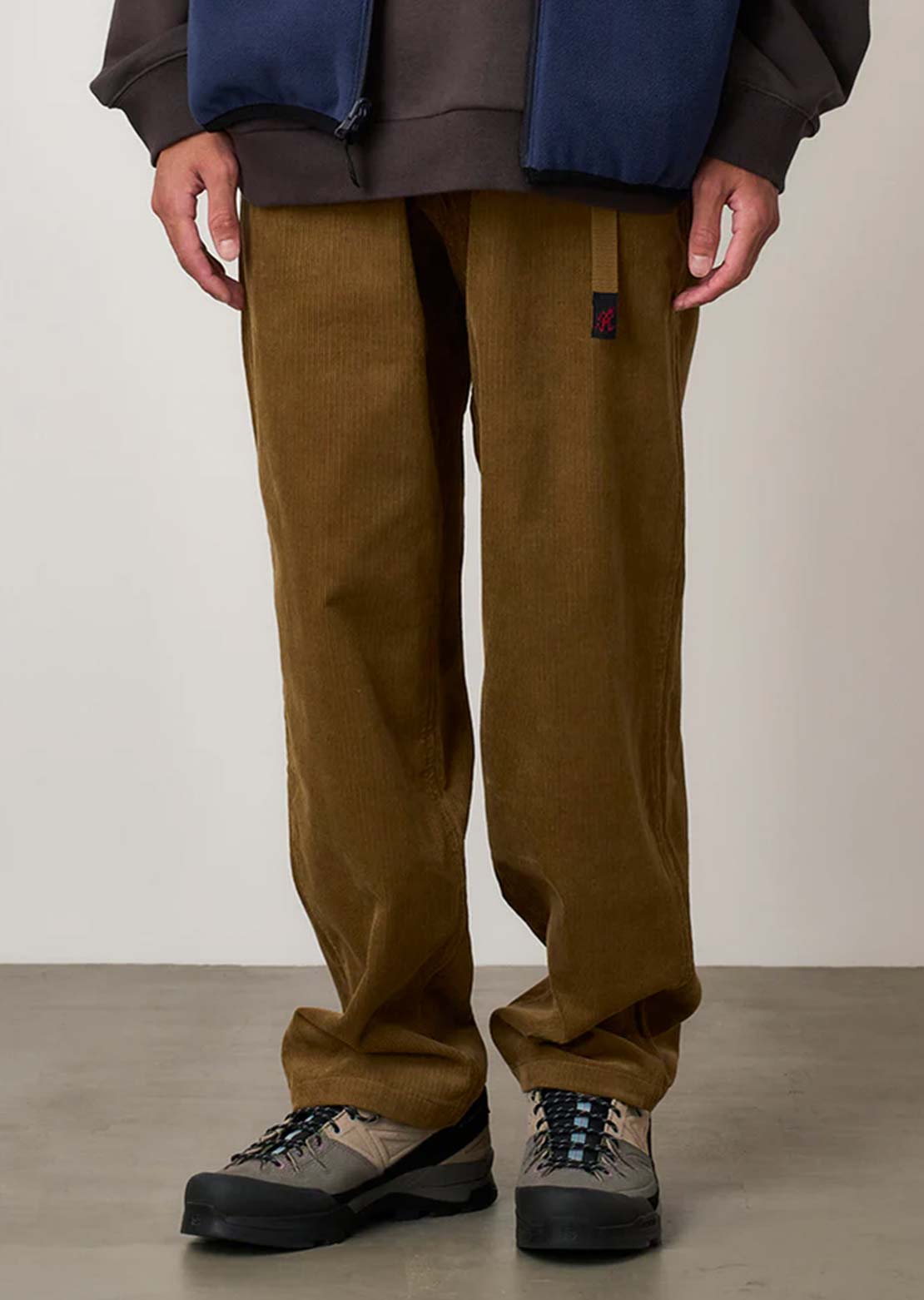 Gramicci Unisex Corduroy Casual Pants Camel