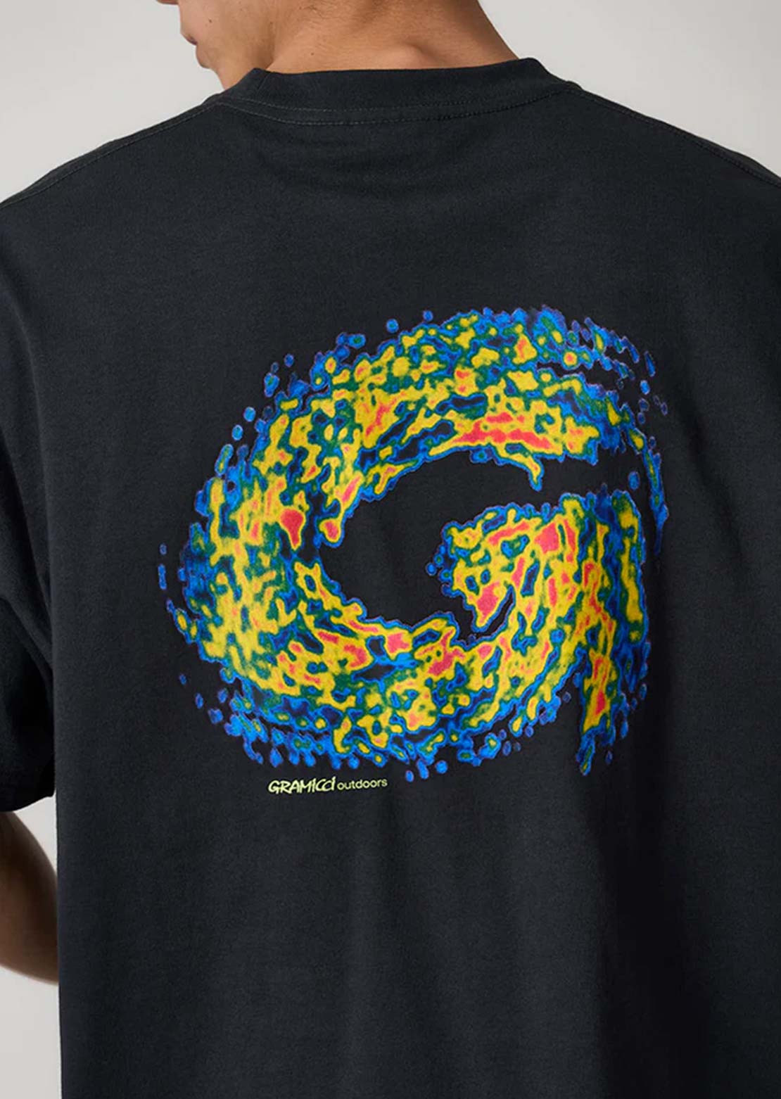 Gramicci Unisex Hurricane T-Shirt Vintage Black