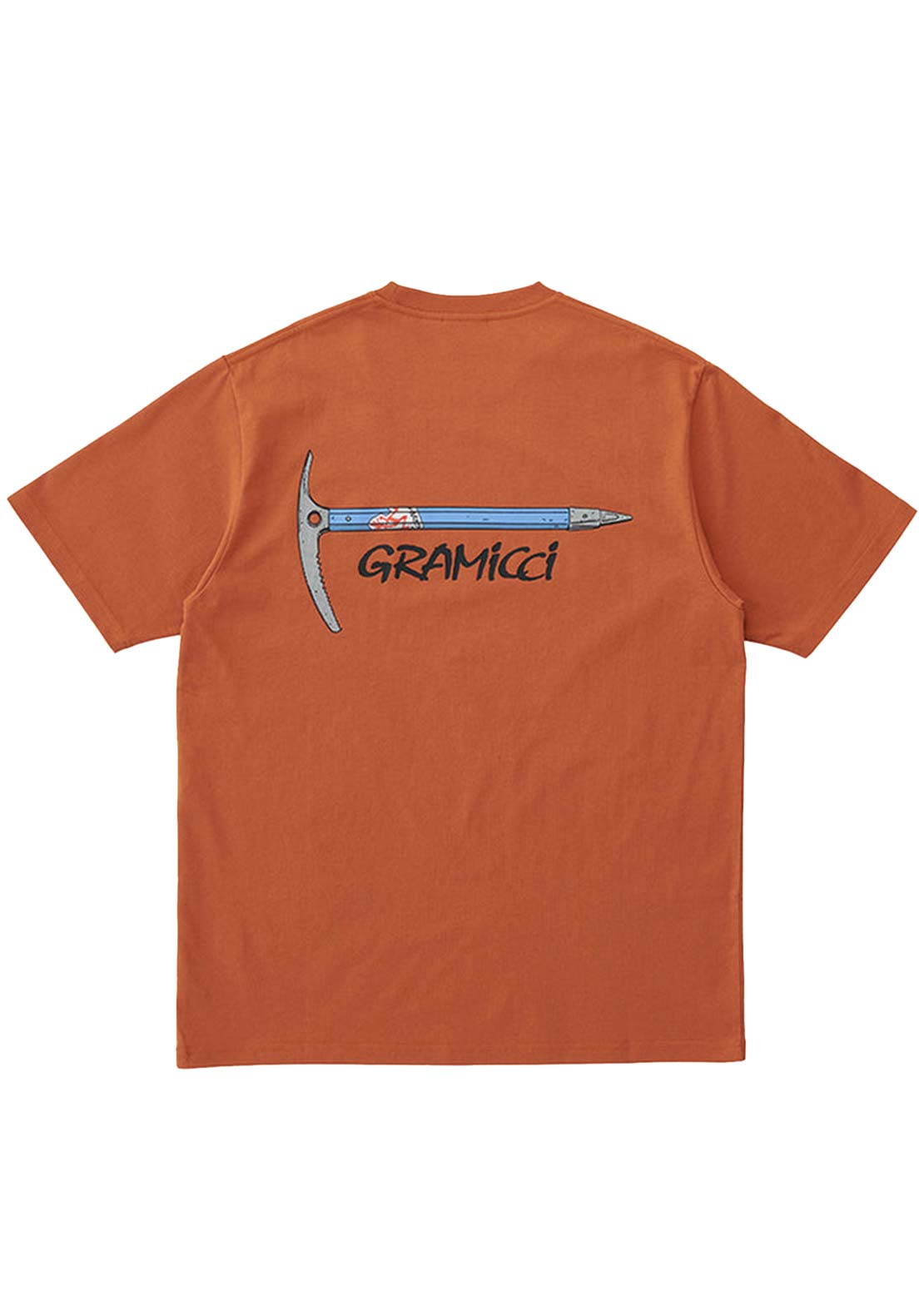 Gramicci Unisex Ice Axe T-Shirt Burnt Orange