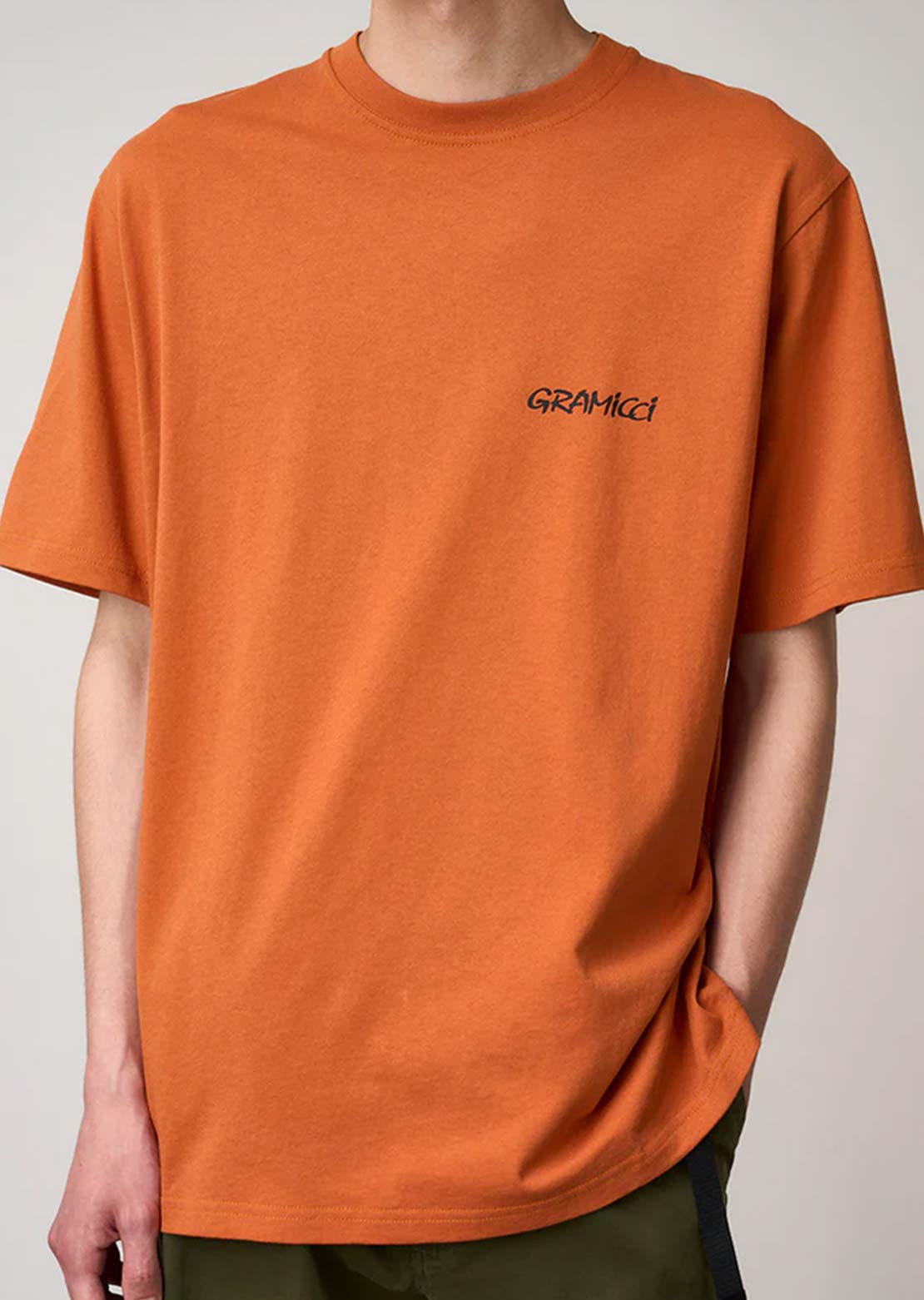 Gramicci Unisex Ice Axe T-Shirt Burnt Orange