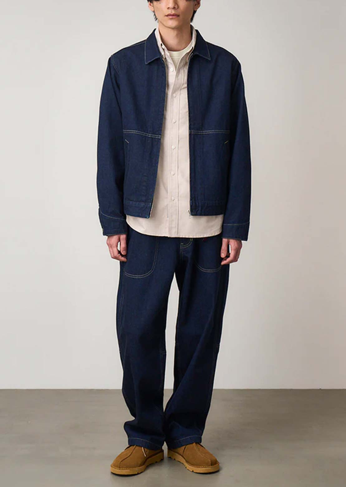 Gramicci Unisex Japanese Slub Denim Jacket Indigo