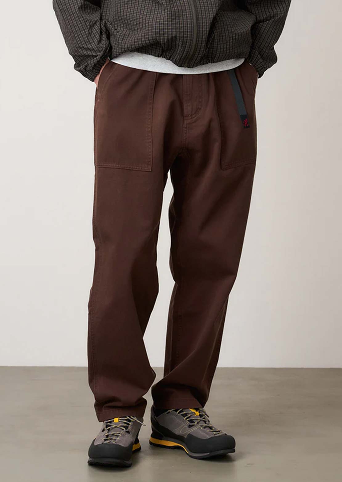 Gramicci Unisex Loose Tapered Ridge Pants Tobacco