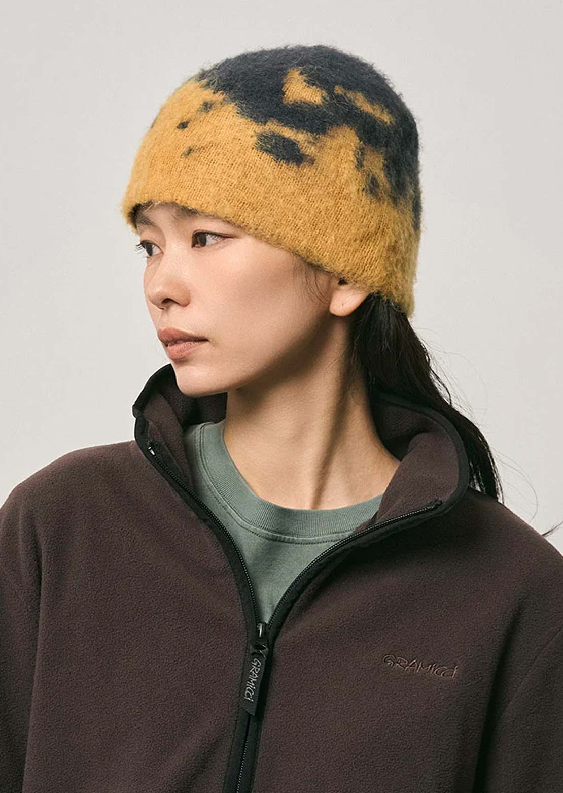 Gramicci Unisex Mohair Splatter Beanie
