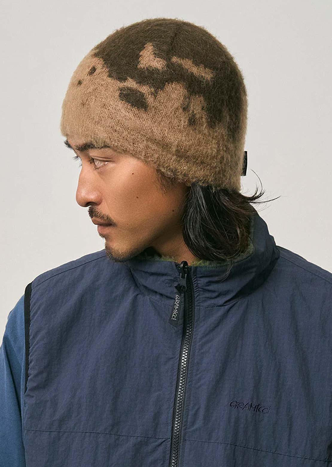 Gramicci Unisex Mohair Splatter Beanie