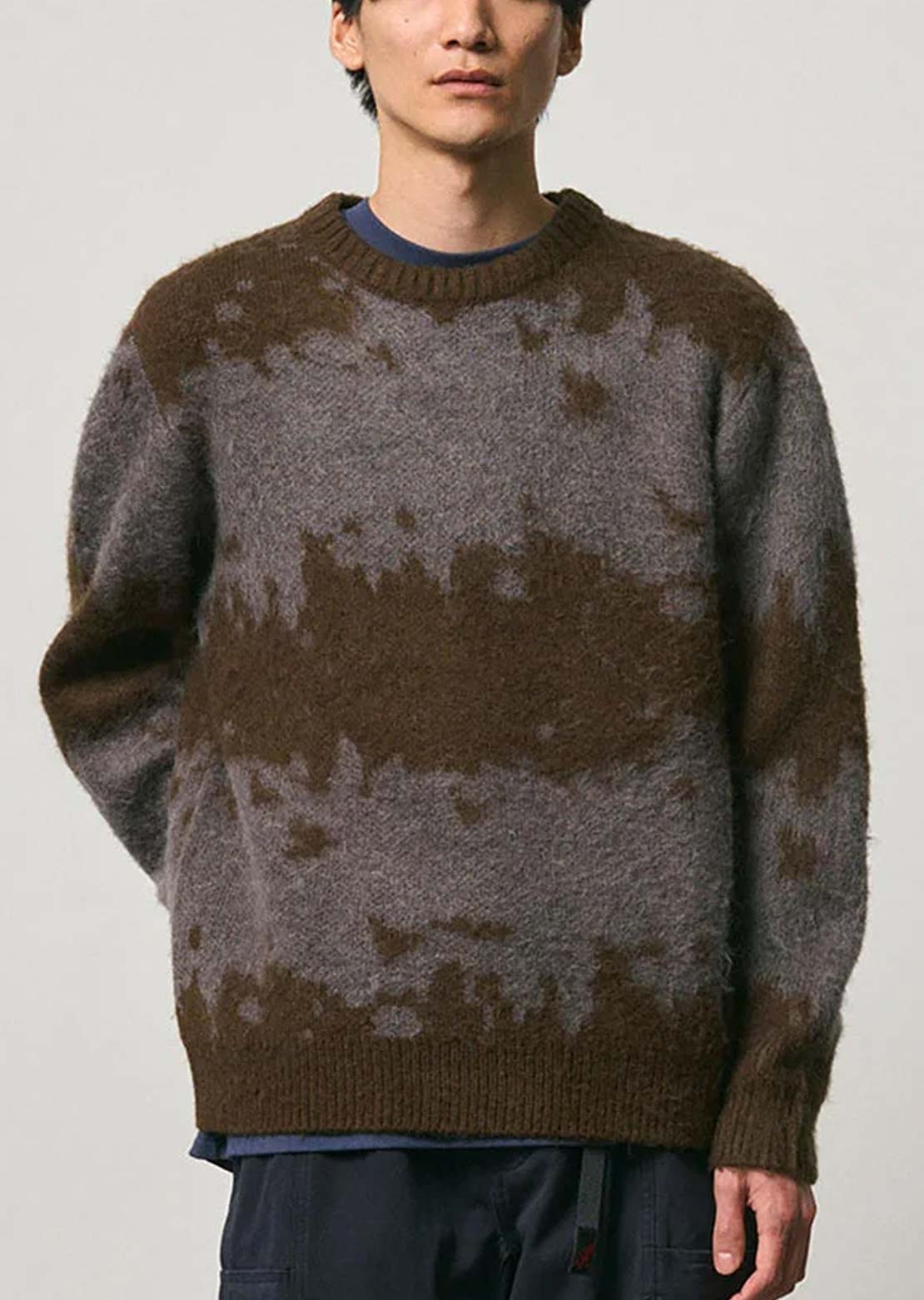 Gramicci Unisex Mohair Splatter Sweater
